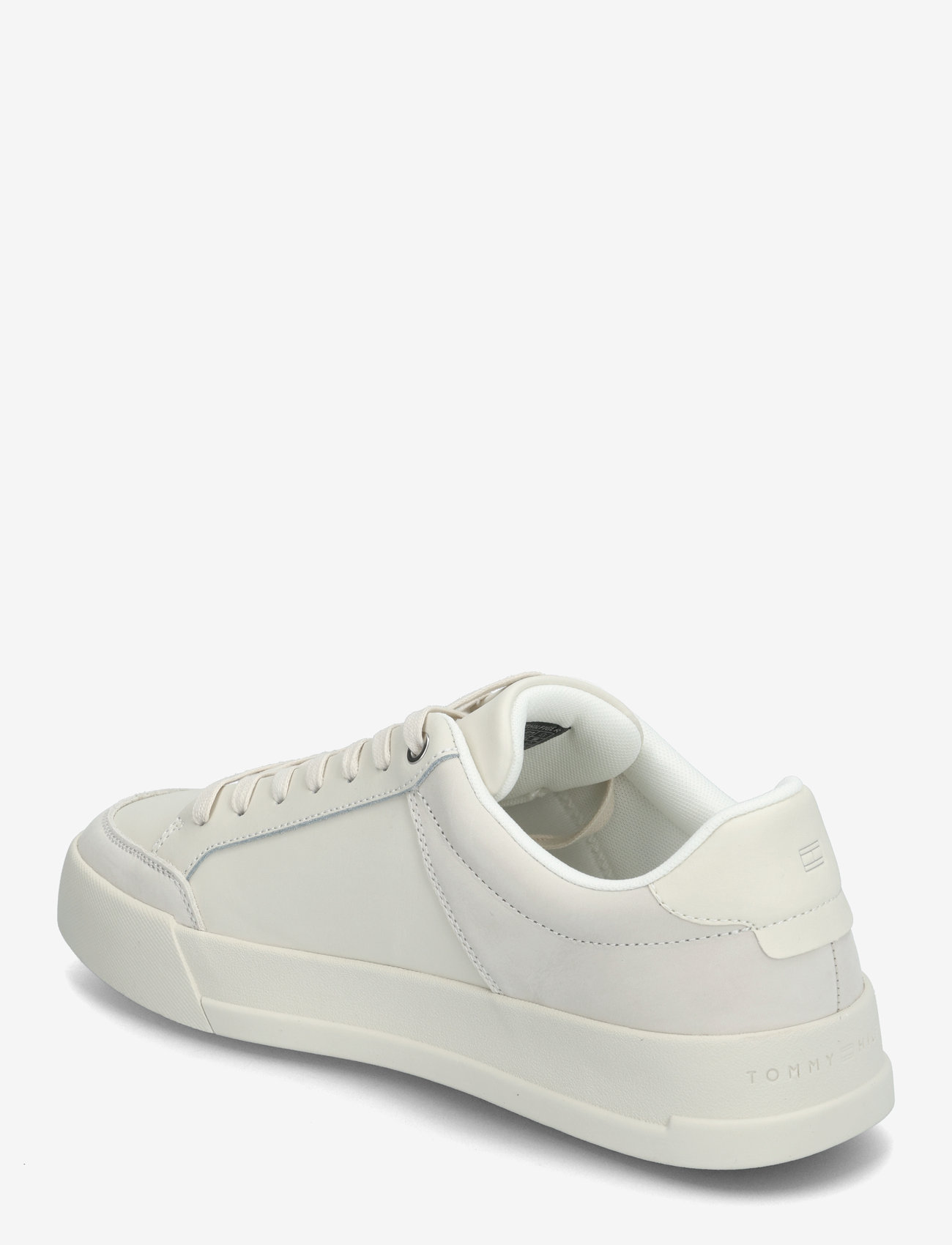 Tommy Hilfiger - TH COURT MIX LTH NUBUCK - niedriger schnitt - alabaster - 2