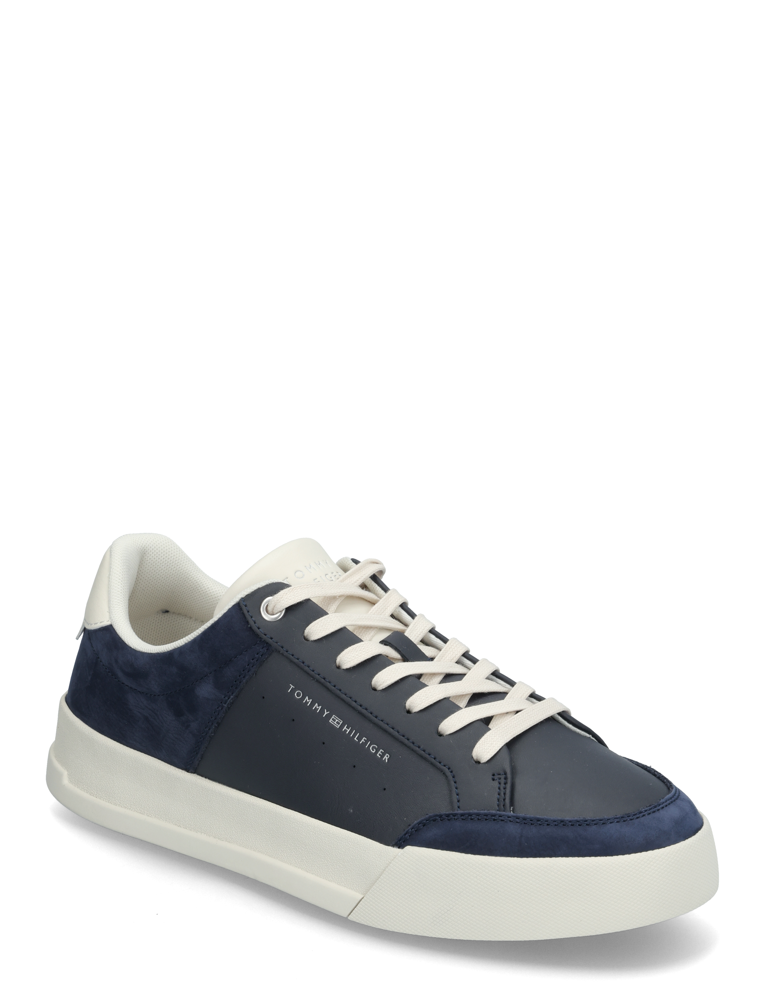 Tommy Hilfiger TH COURT MIX LTH NUBUCK - Schuhe - SPACE BLUE / navy