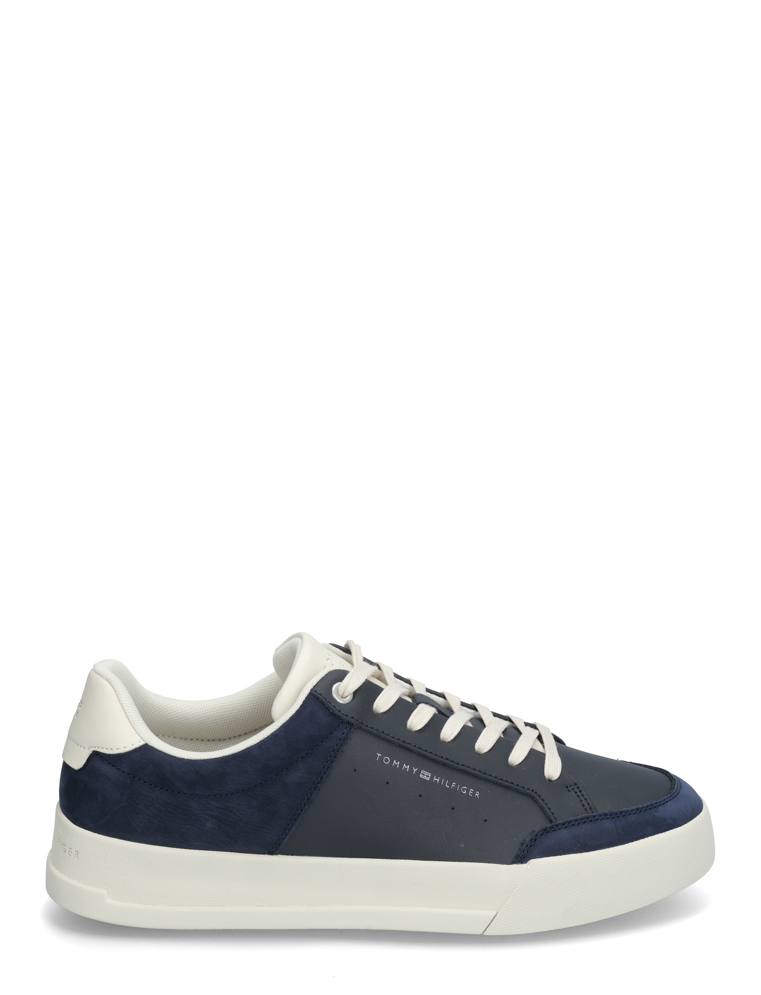 Tommy Hilfiger - TH COURT MIX LTH NUBUCK - niedriger schnitt - space blue - 1