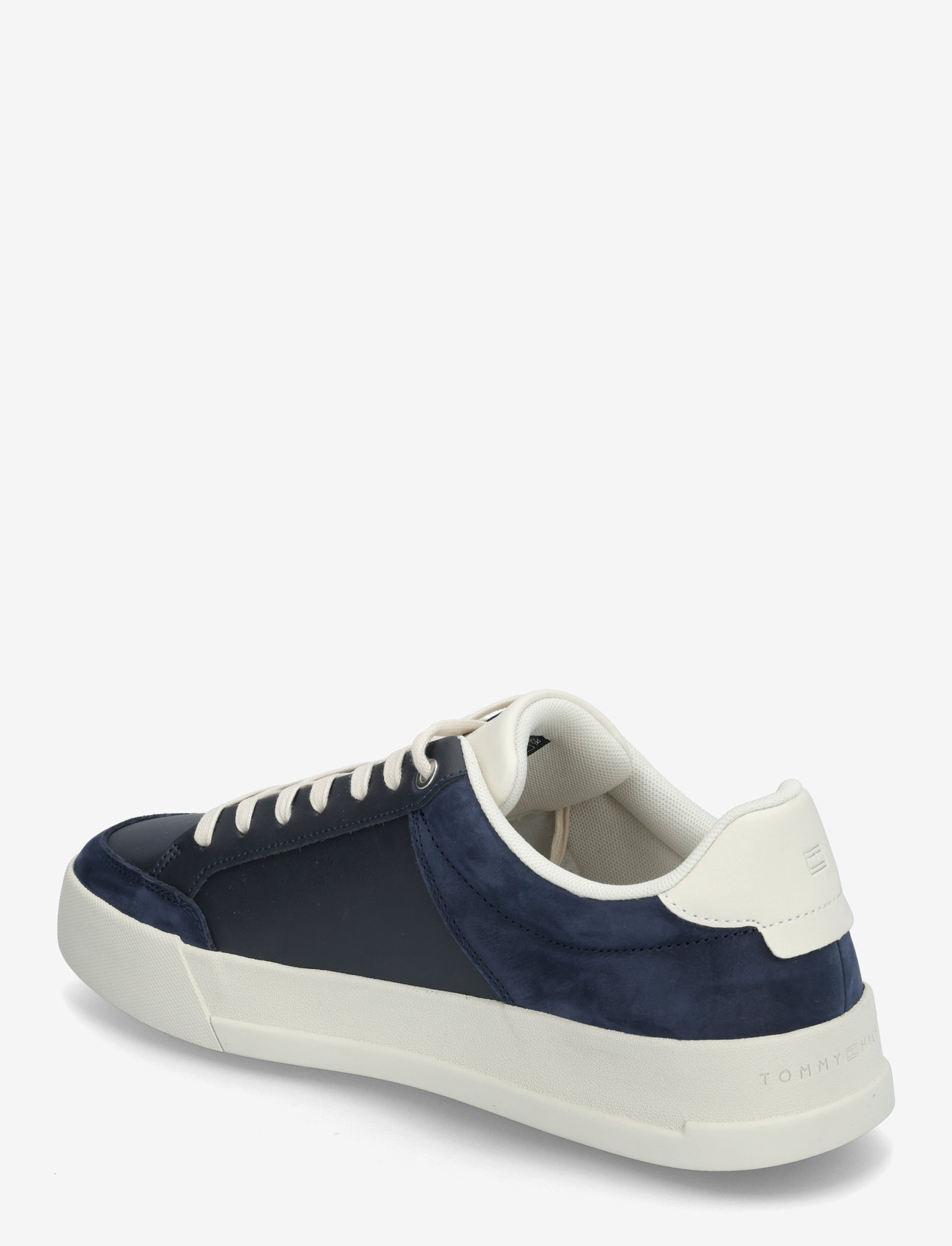 Tommy Hilfiger - TH COURT MIX LTH NUBUCK - low tops - space blue - 2