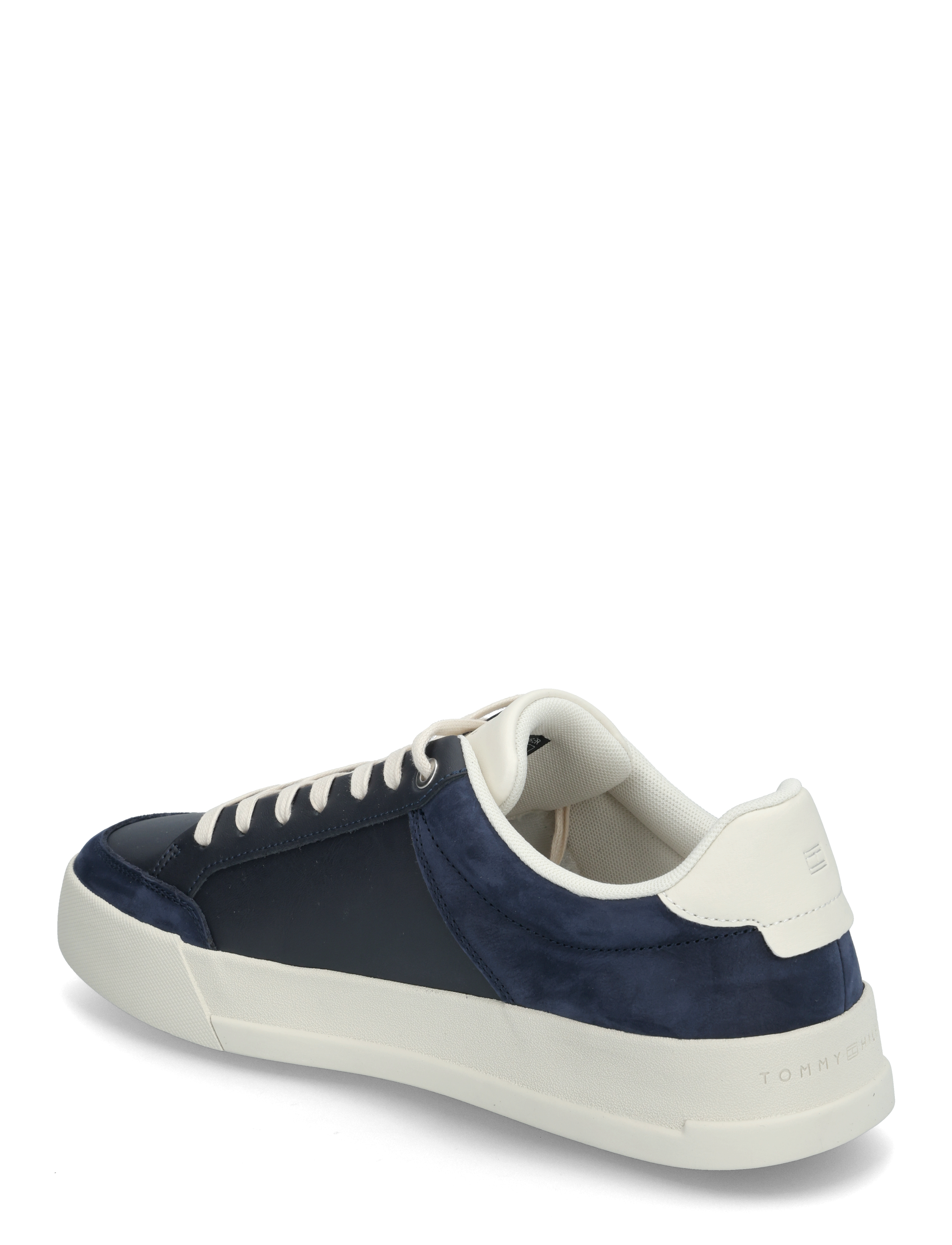 Tommy Hilfiger - TH COURT MIX LTH NUBUCK - niedriger schnitt - space blue - 2