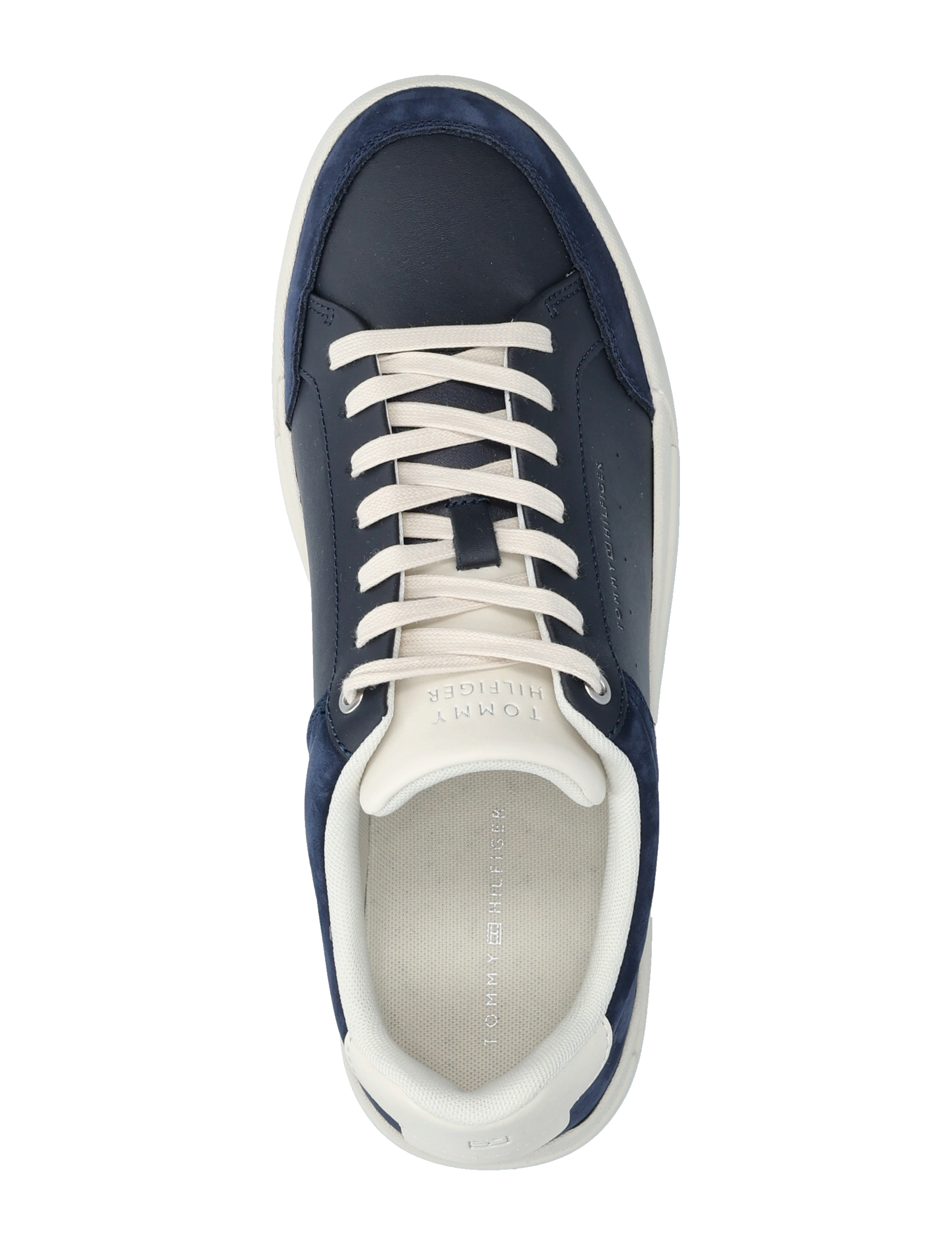 Tommy Hilfiger - TH COURT MIX LTH NUBUCK - niedriger schnitt - space blue - 3