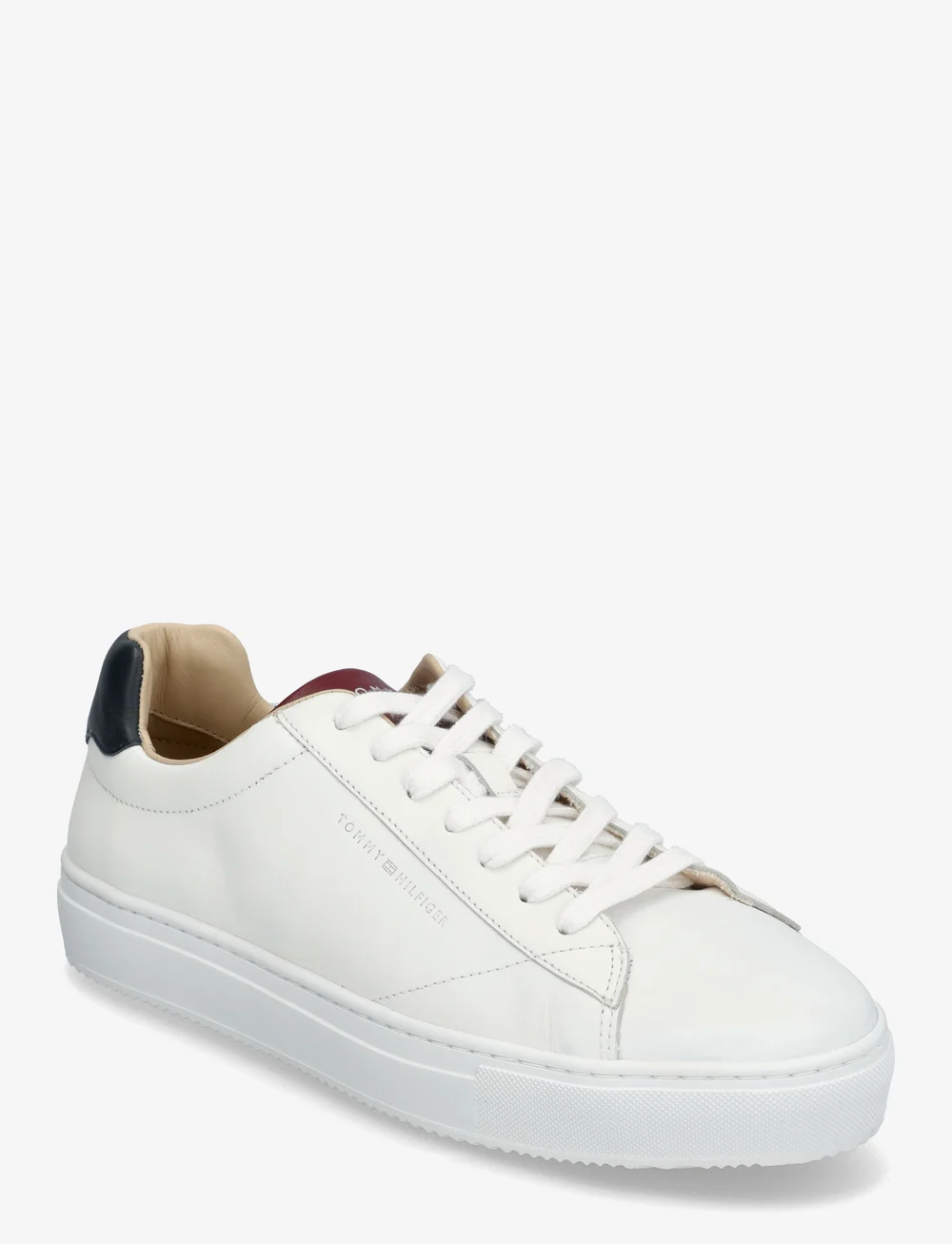 Tommy Hilfiger - PREMIUM CUPSOLE LEATHER - madala säärega tossud - white/desert sky - 1