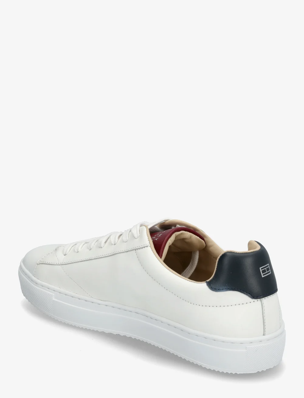 Tommy Hilfiger - PREMIUM CUPSOLE LEATHER - madala säärega tossud - white/desert sky - 3