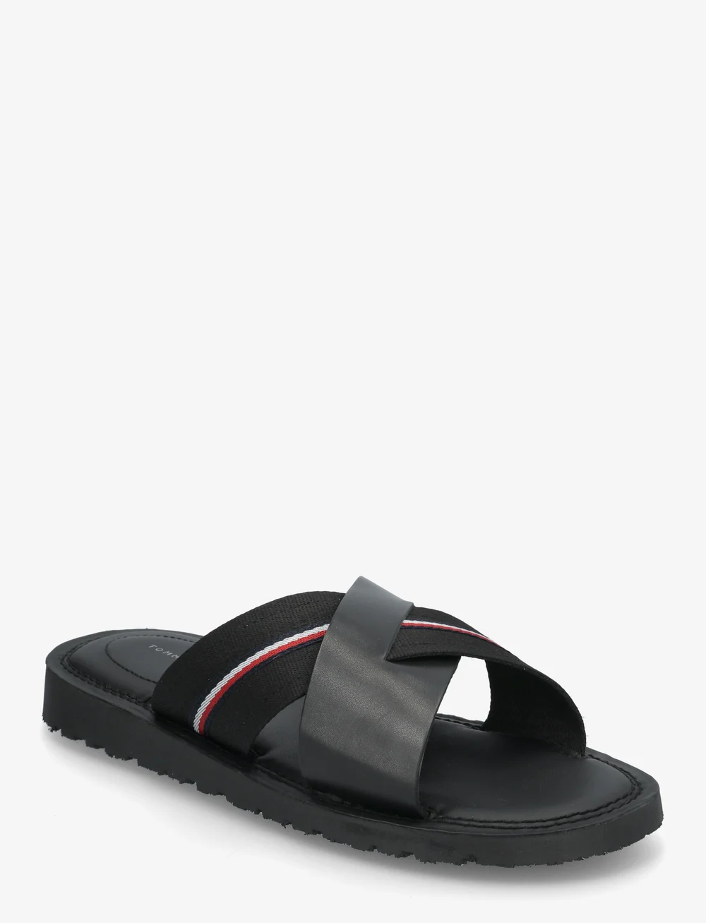Tommy Hilfiger - CORE HILFIGER LH CRISS C SANDAL - shoppa efter tillfälle - black - 0