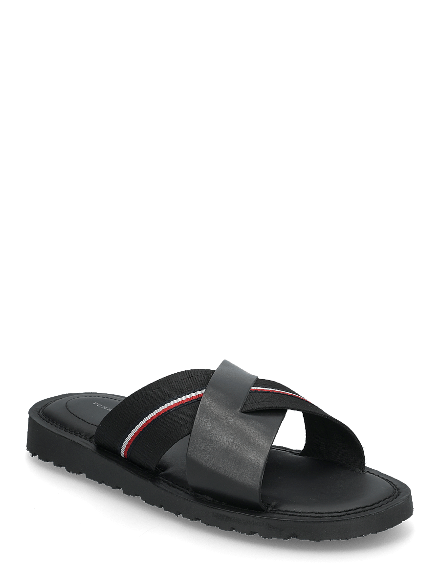 Tommy Hilfiger - CORE HILFIGER LH CRISS C SANDAL - les essentiels de vacances - black - 0