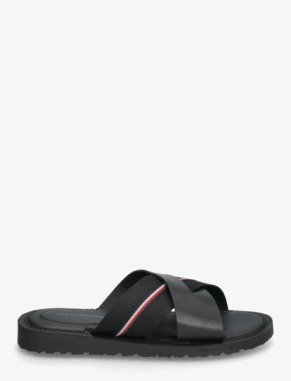 Tommy Hilfiger - CORE HILFIGER LH CRISS C SANDAL - shoppa efter tillfälle - black - 1