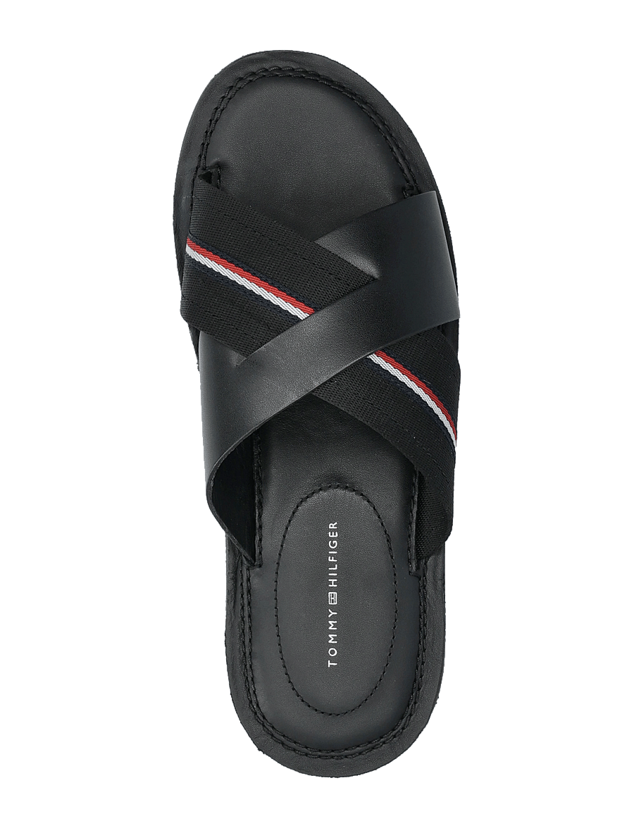Tommy Hilfiger - CORE HILFIGER LH CRISS C SANDAL - les essentiels de vacances - black - 3