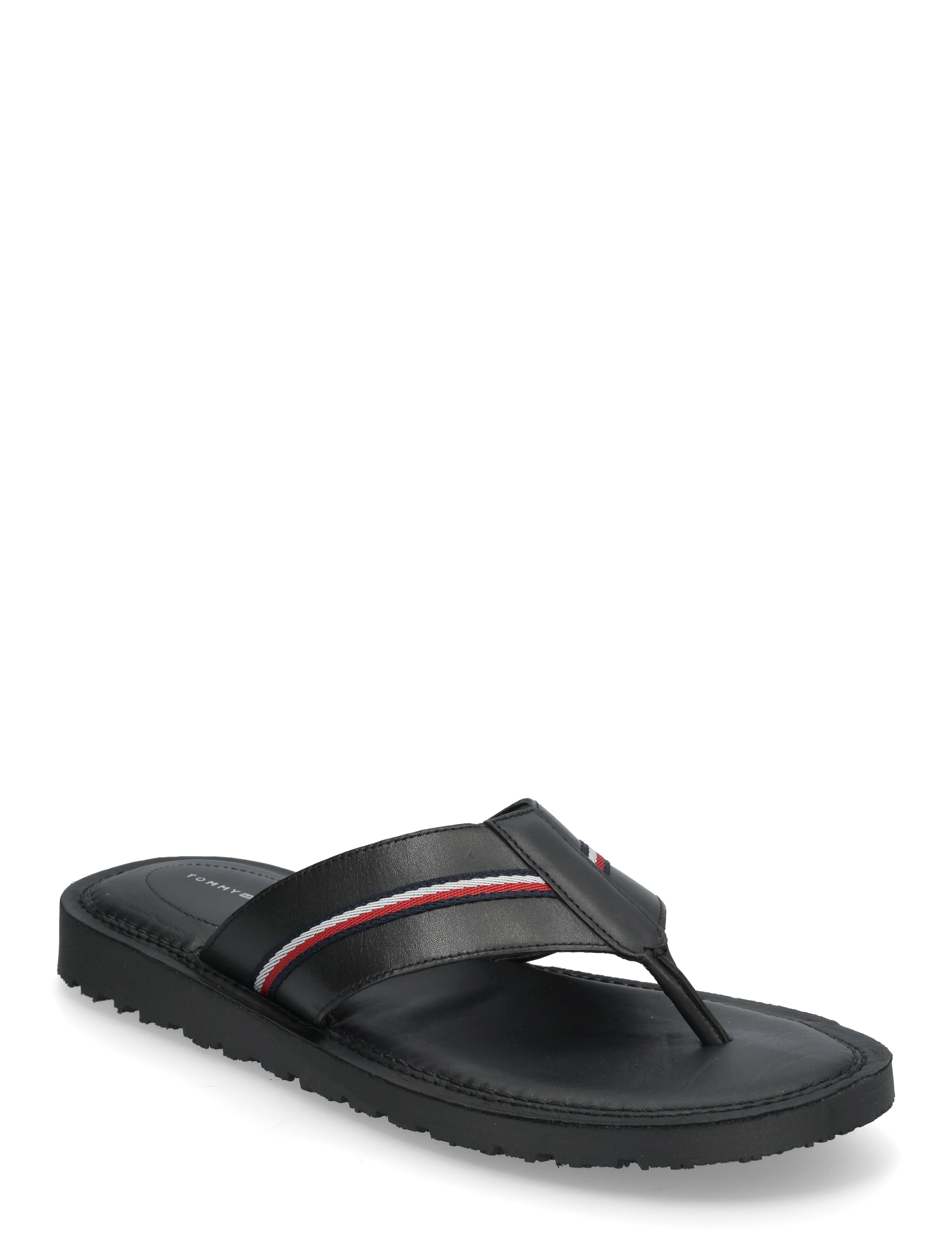 TOMMY HILFIGER Core Hilfiger Toe Post Lh Sandale Schwarz - 40 - Herren
