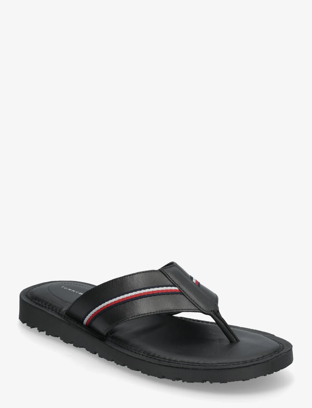 Tommy Hilfiger - CORE HILFIGER TOE POST LH SANDAL - shoppa efter tillfälle - black - 0