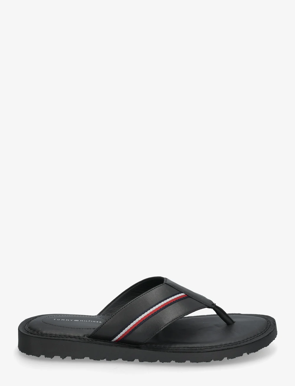 Tommy Hilfiger - CORE HILFIGER TOE POST LH SANDAL - shoppa efter tillfälle - black - 1