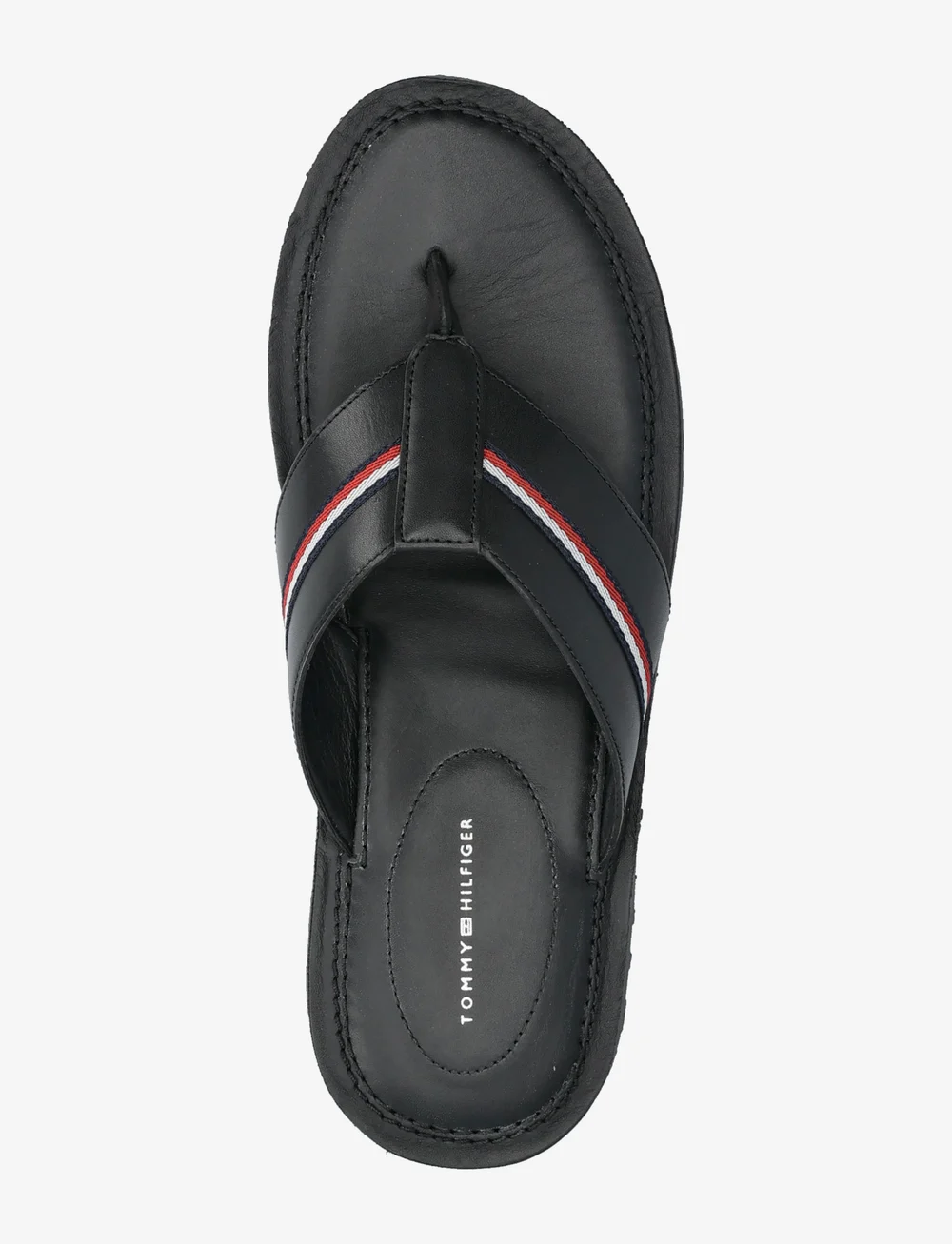 Tommy Hilfiger - CORE HILFIGER TOE POST LH SANDAL - shoppa efter tillfälle - black - 3