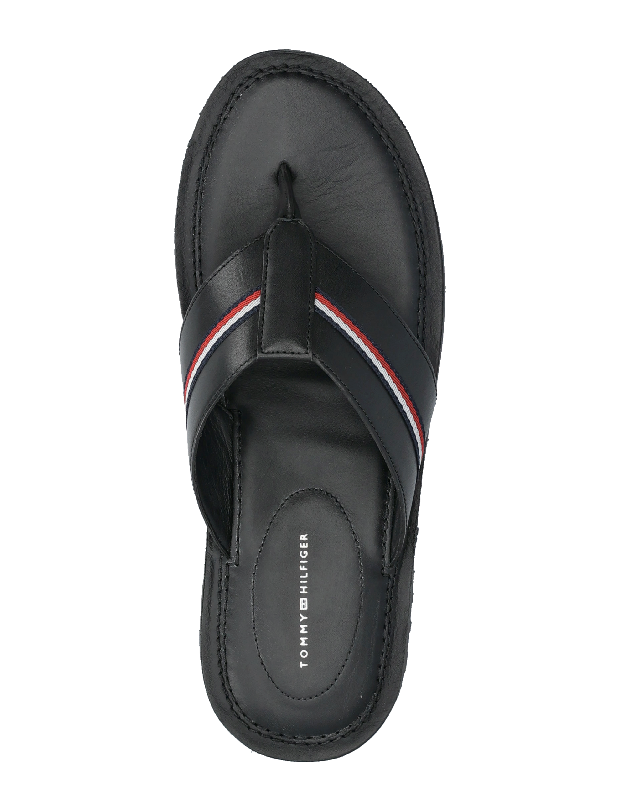 Tommy Hilfiger - CORE HILFIGER TOE POST LH SANDAL - urlaubsfavoriten - black - 3