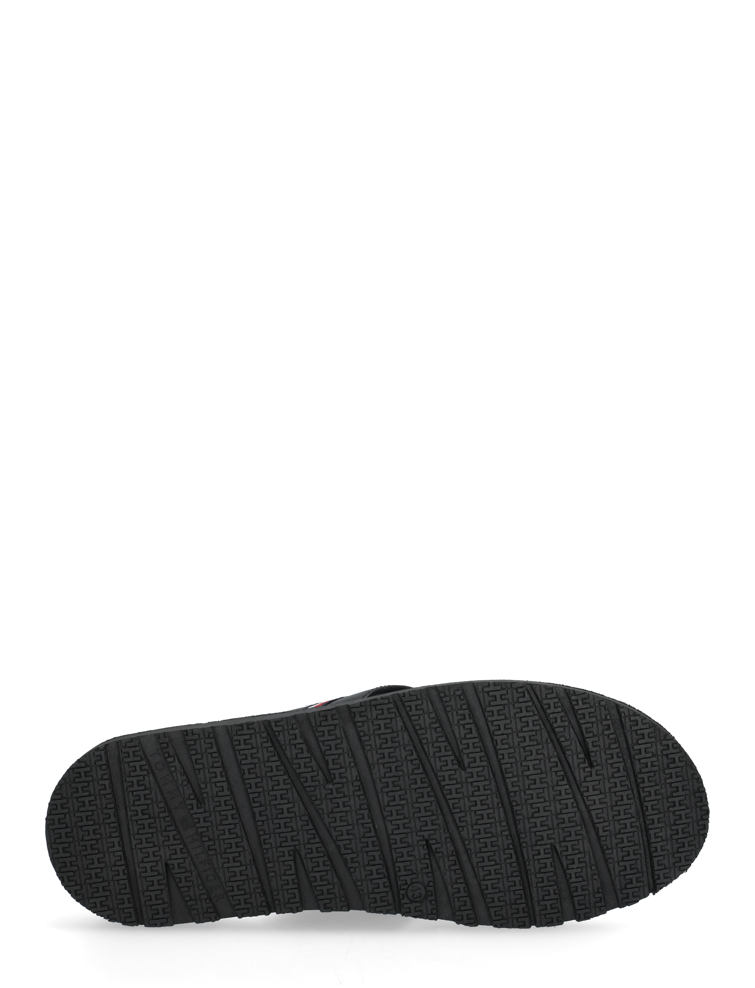 Tommy Hilfiger - CORE HILFIGER TOE POST LH SANDAL - urlaubsfavoriten - black - 4