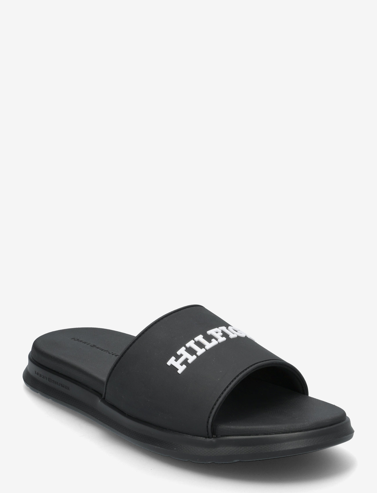 Tommy Hilfiger - DUAL DENSITY HILFIGER POOL SLIDE - mehed - black - 0