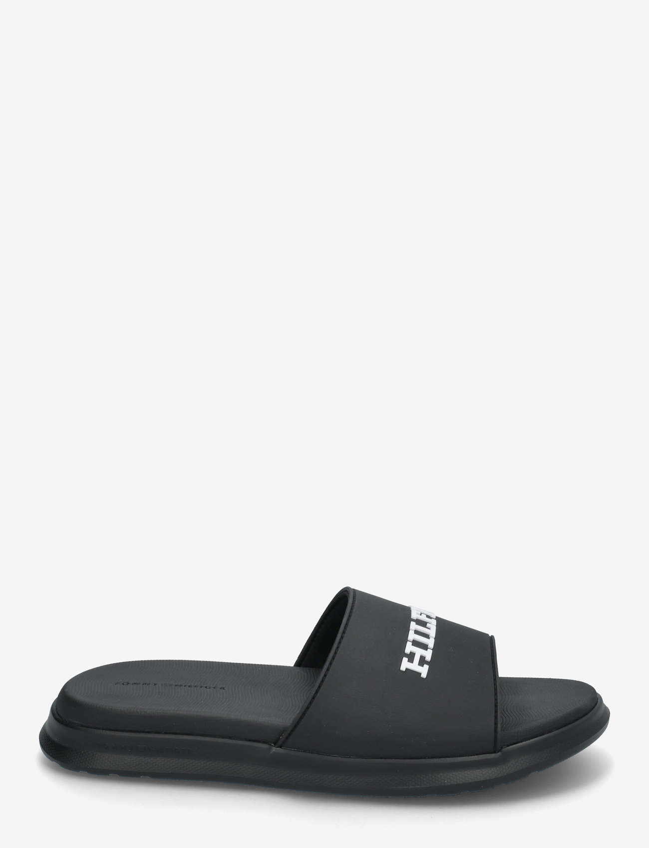 Tommy Hilfiger - DUAL DENSITY HILFIGER POOL SLIDE - mehed - black - 1