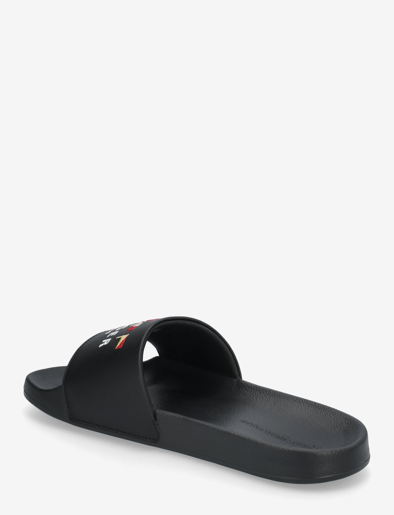 Tommy Hilfiger - HILFIGER FLAGS POOL SLIDE - die niedrigsten preise - black - 2
