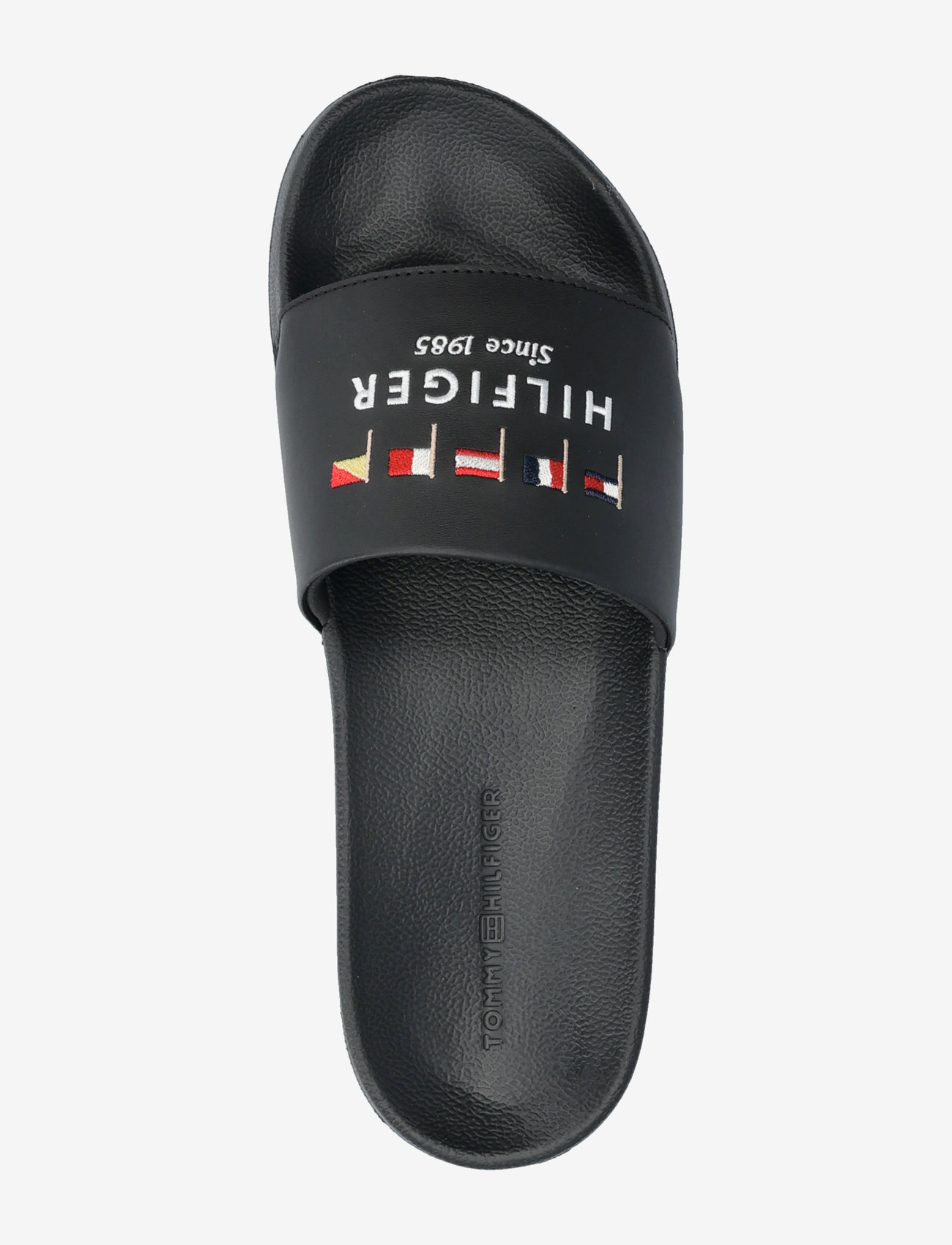 Tommy Hilfiger - HILFIGER FLAGS POOL SLIDE - die niedrigsten preise - black - 3