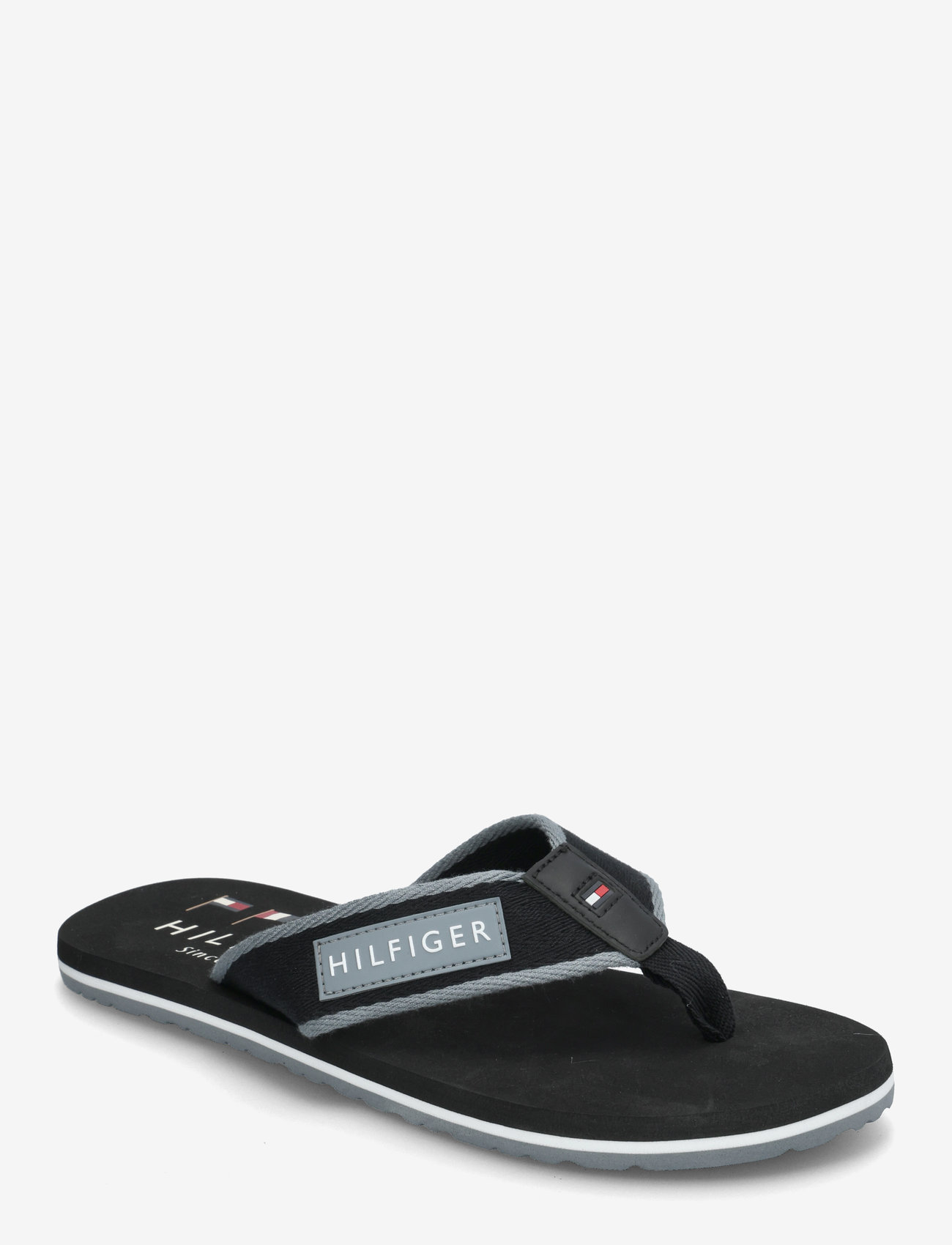 Tommy Hilfiger - PATCH HILFIGER BEACH SANDAL - män - black - 0