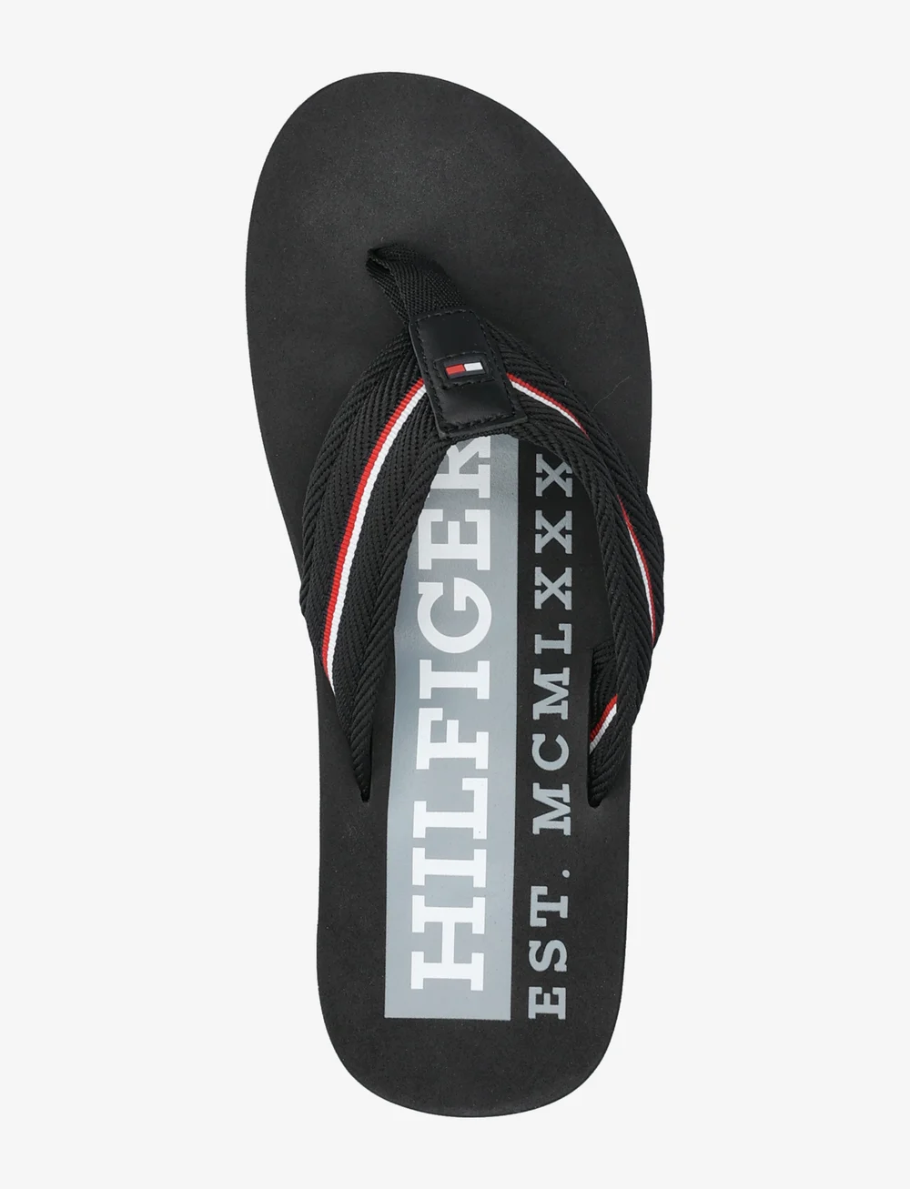 Tommy Hilfiger - CORPORATE HILFIGER BEACH SANDAL - shoppa efter tillfälle - black - 3