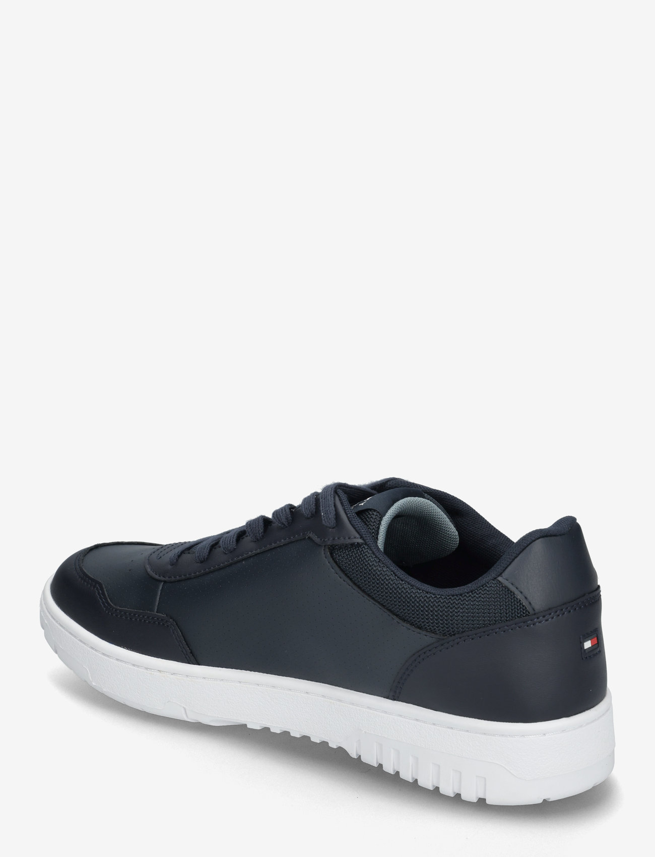 Tommy Hilfiger - TH BASKET CORE LTH PINPERF - niedriger schnitt - desert sky - 2