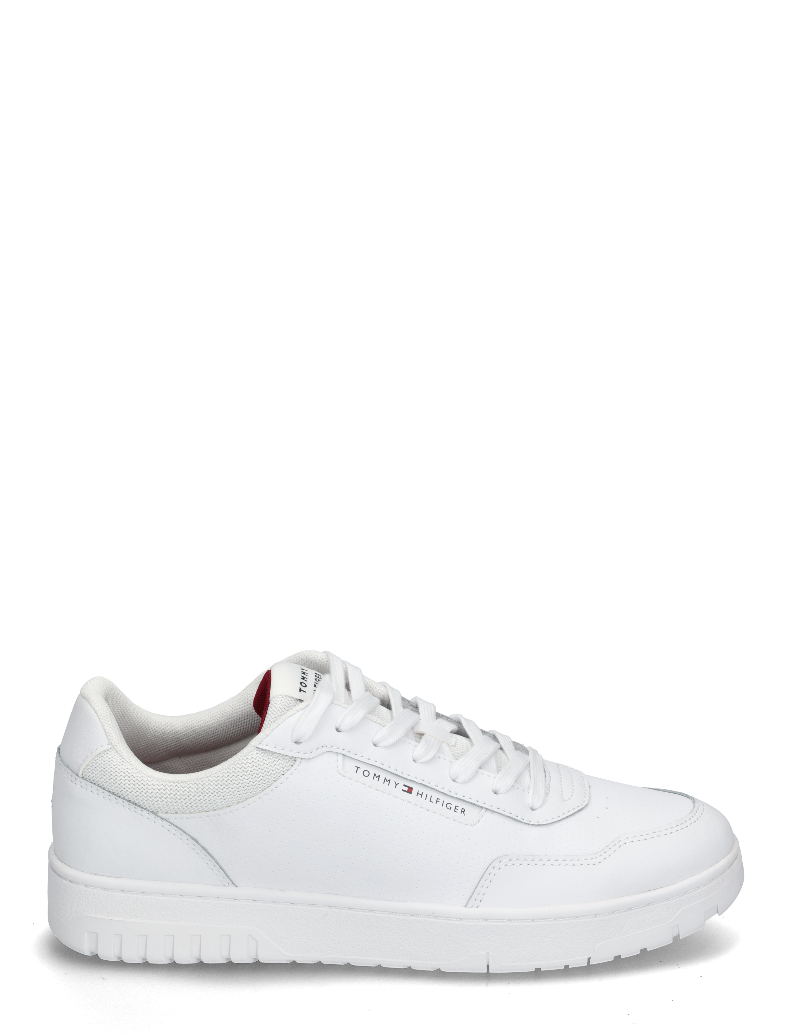 Tommy Hilfiger - TH BASKET CORE LTH PINPERF - white - 1