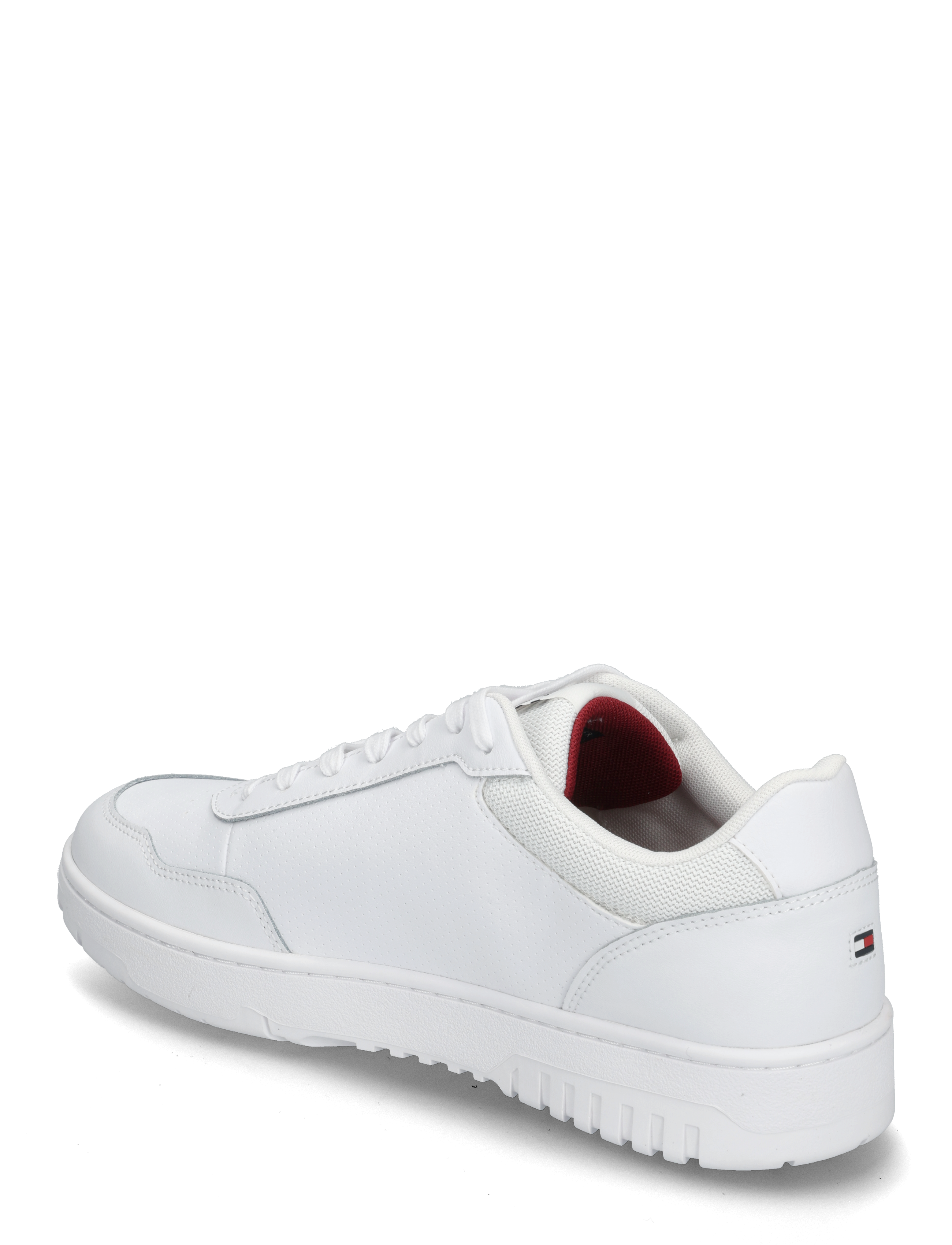 Tommy Hilfiger - TH BASKET CORE LTH PINPERF - white - 2