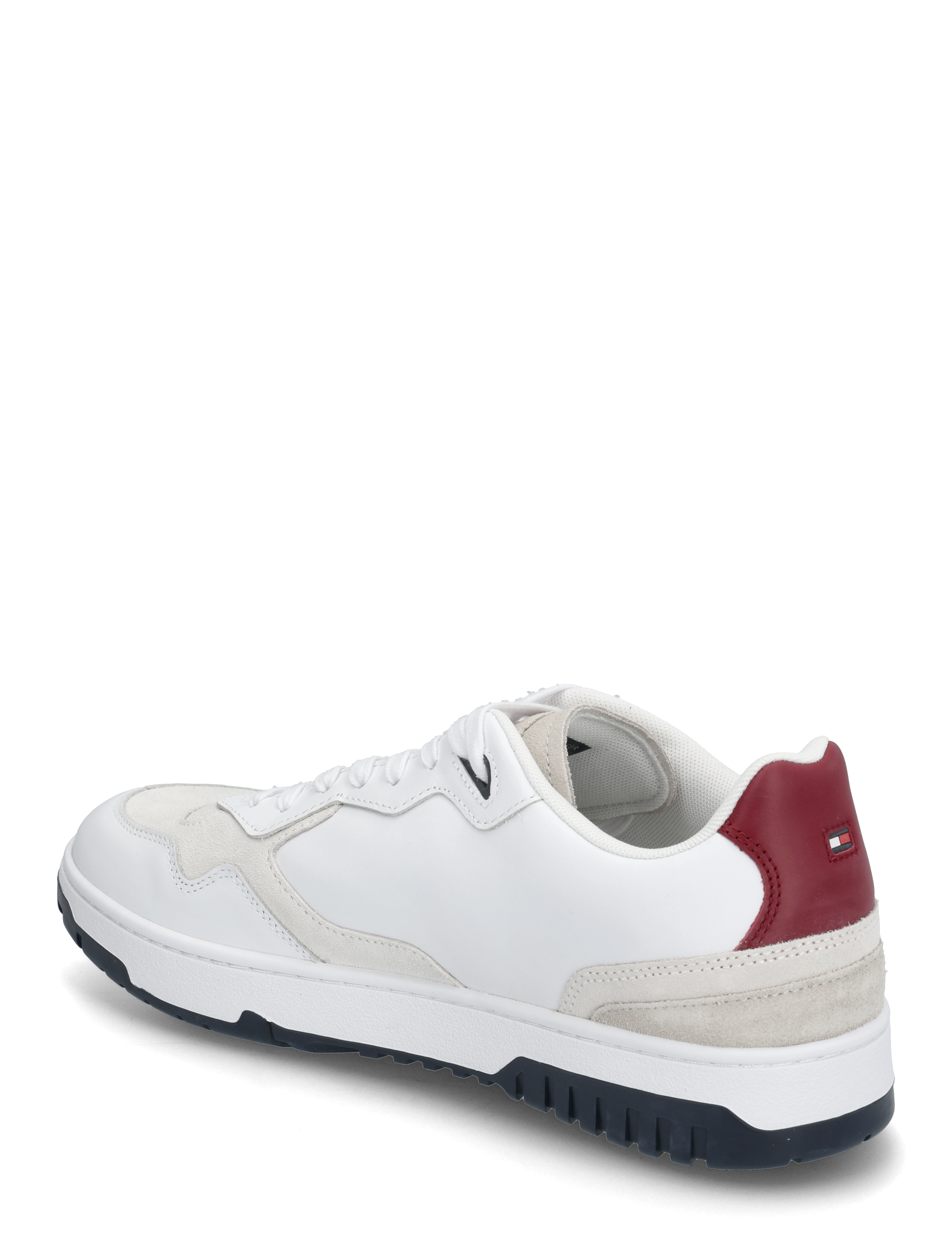 Tommy Hilfiger - TH BASKET BETTER RWB LTH - sneakers med lavt skaft - white - 2