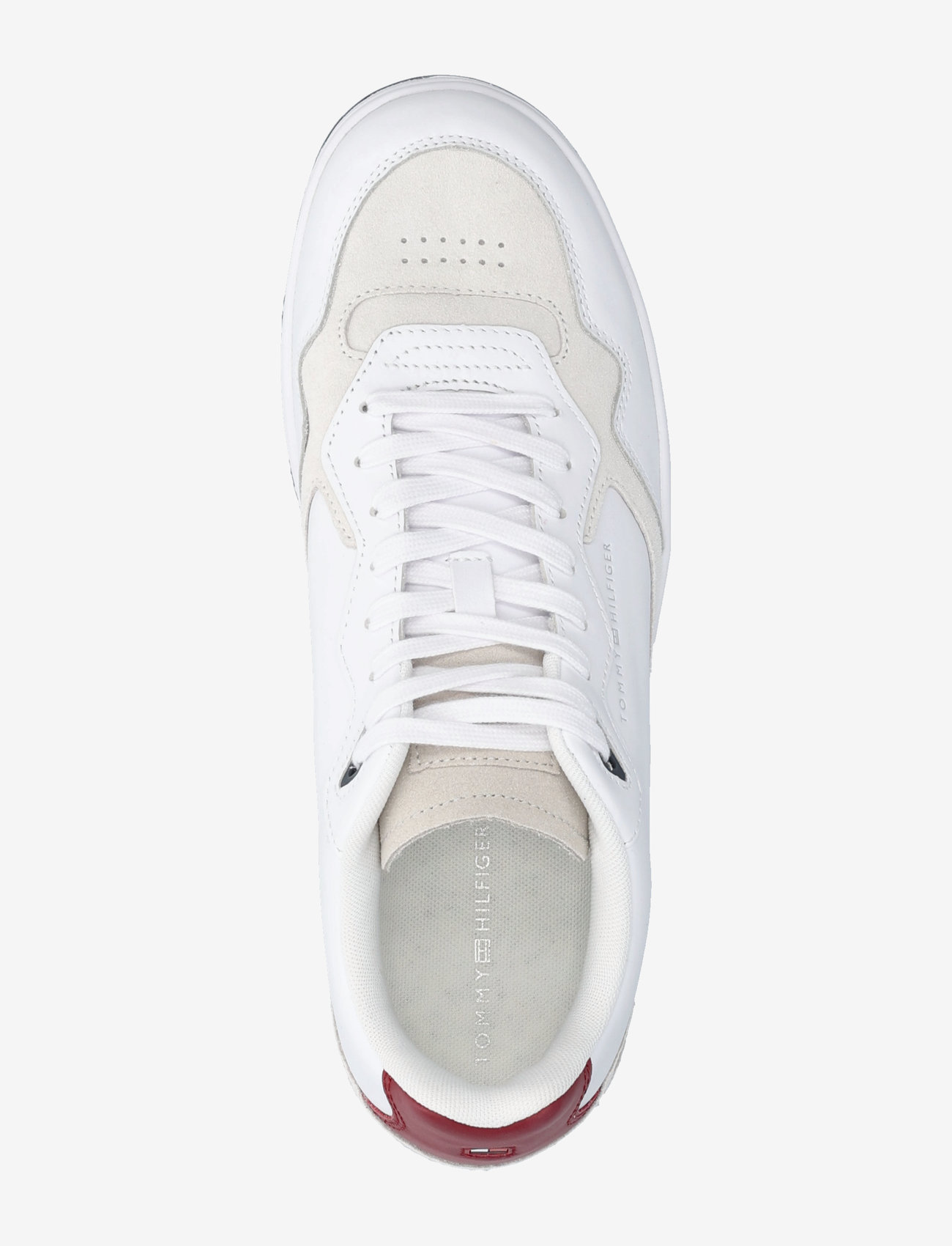 Tommy Hilfiger - TH BASKET BETTER RWB LTH - niedriger schnitt - white - 3