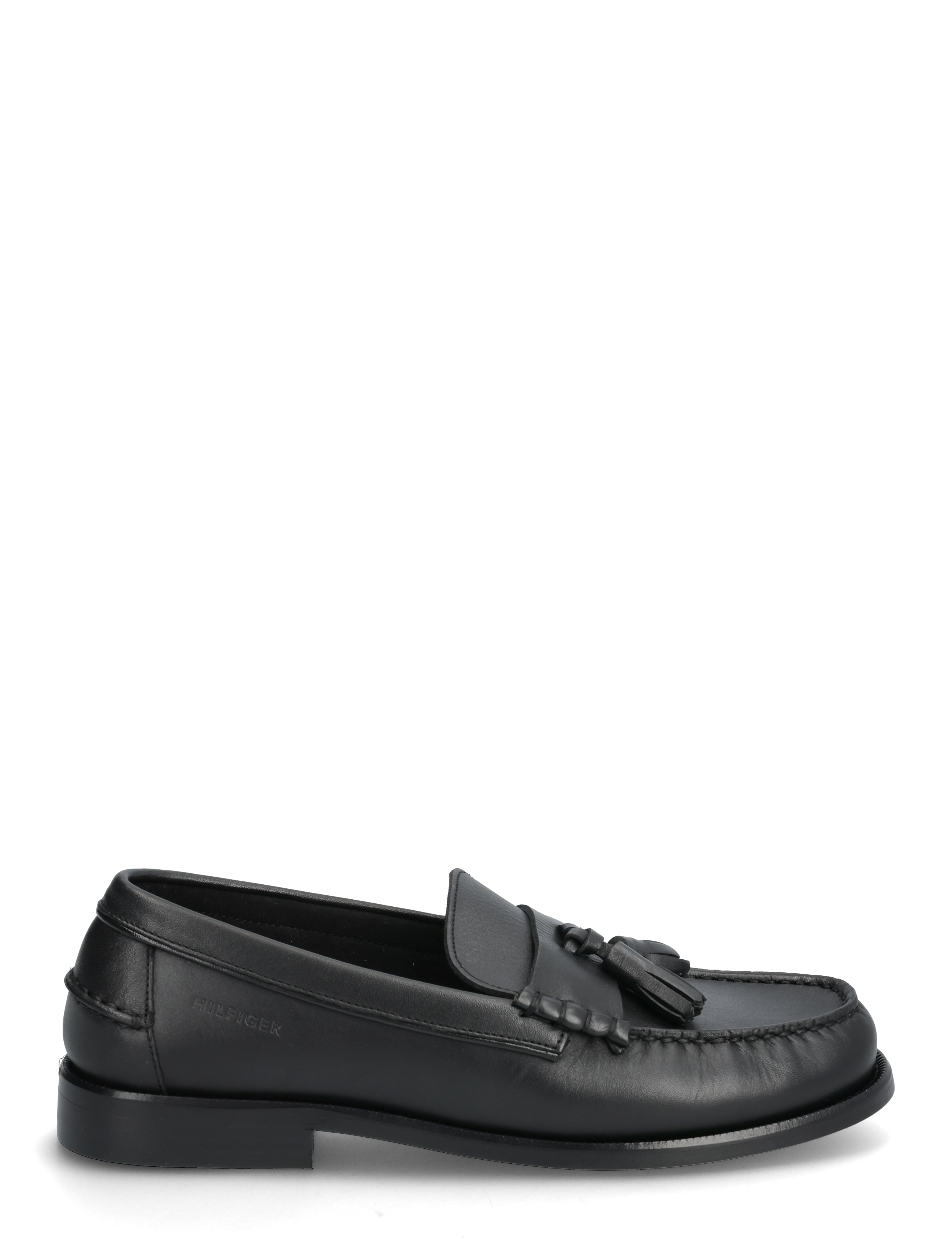Tommy Hilfiger - HILFIGER TASSEL LTH LOAFER - black - 1