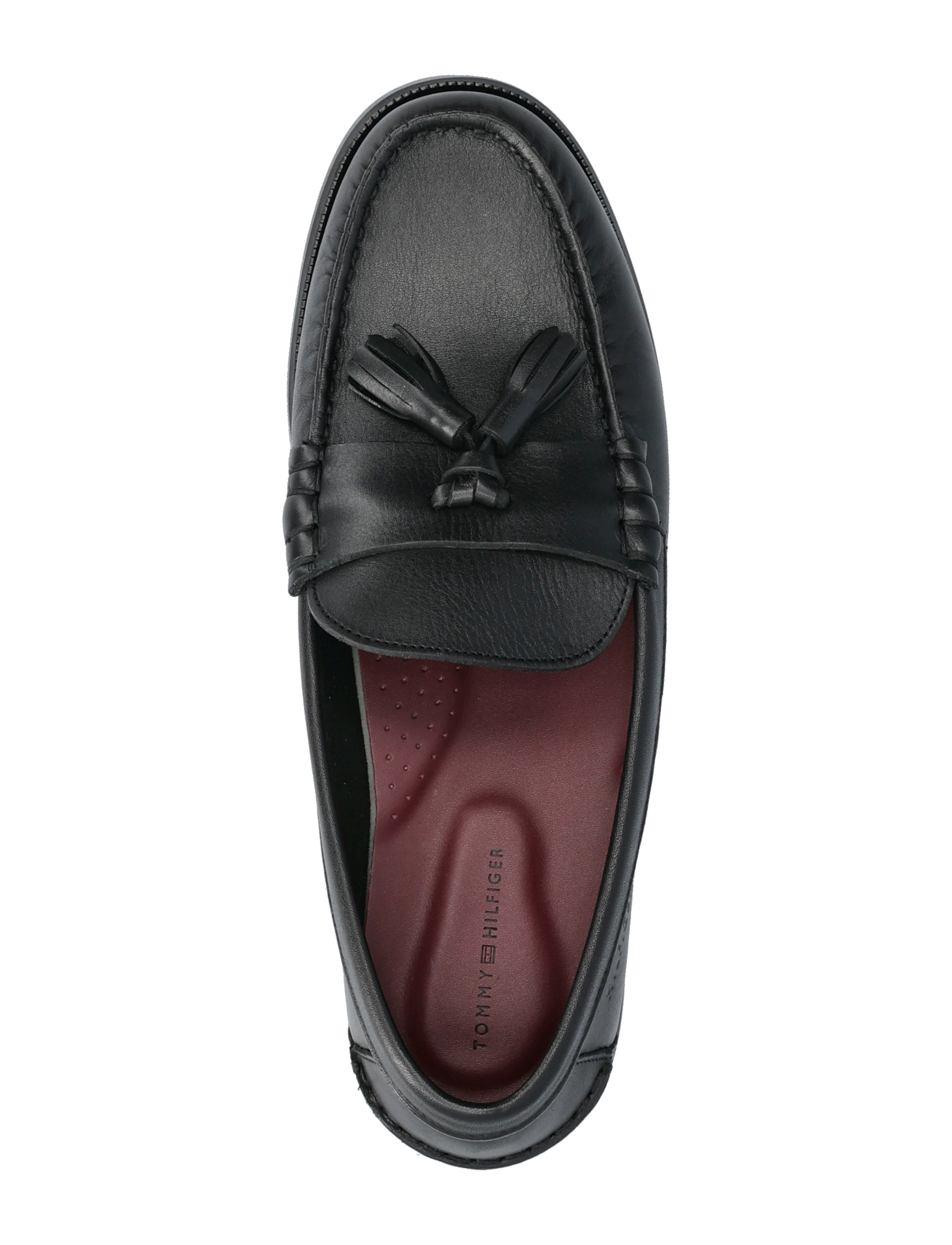 Tommy Hilfiger - HILFIGER TASSEL LTH LOAFER - black - 3