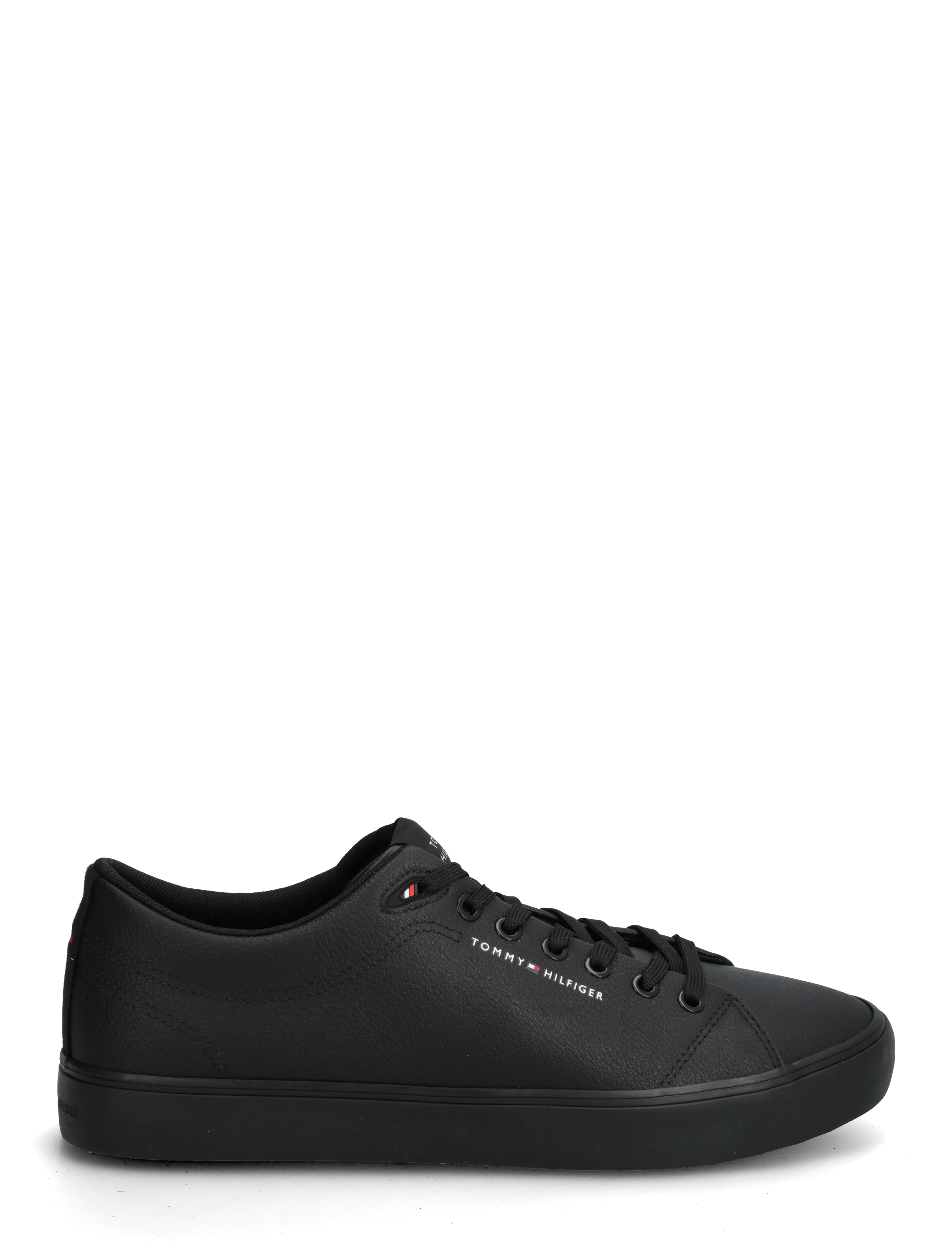 Tommy Hilfiger - TH HI VULC CORE LOW LTH II ESS - niedriger schnitt - triple black - 1