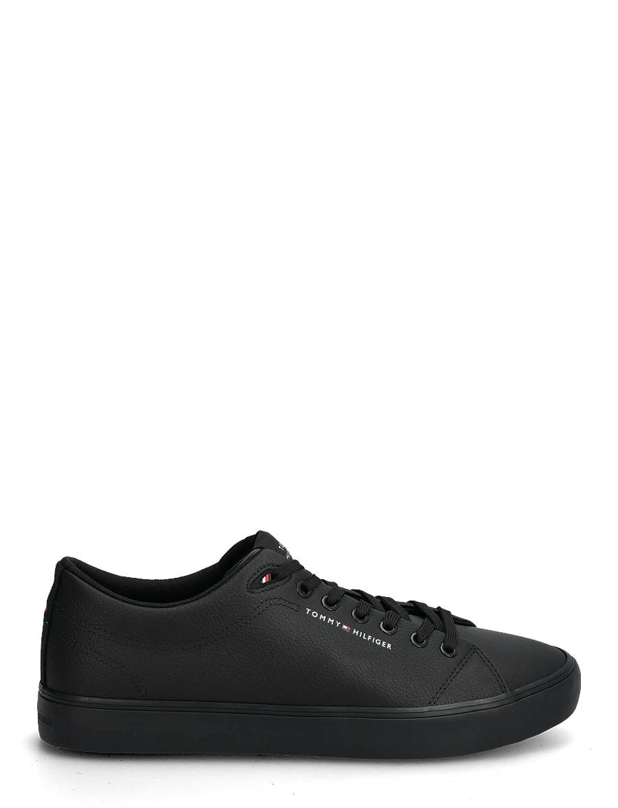Tommy Hilfiger - TH HI VULC CORE LOW LTH II ESS - madala säärega - triple black - 1