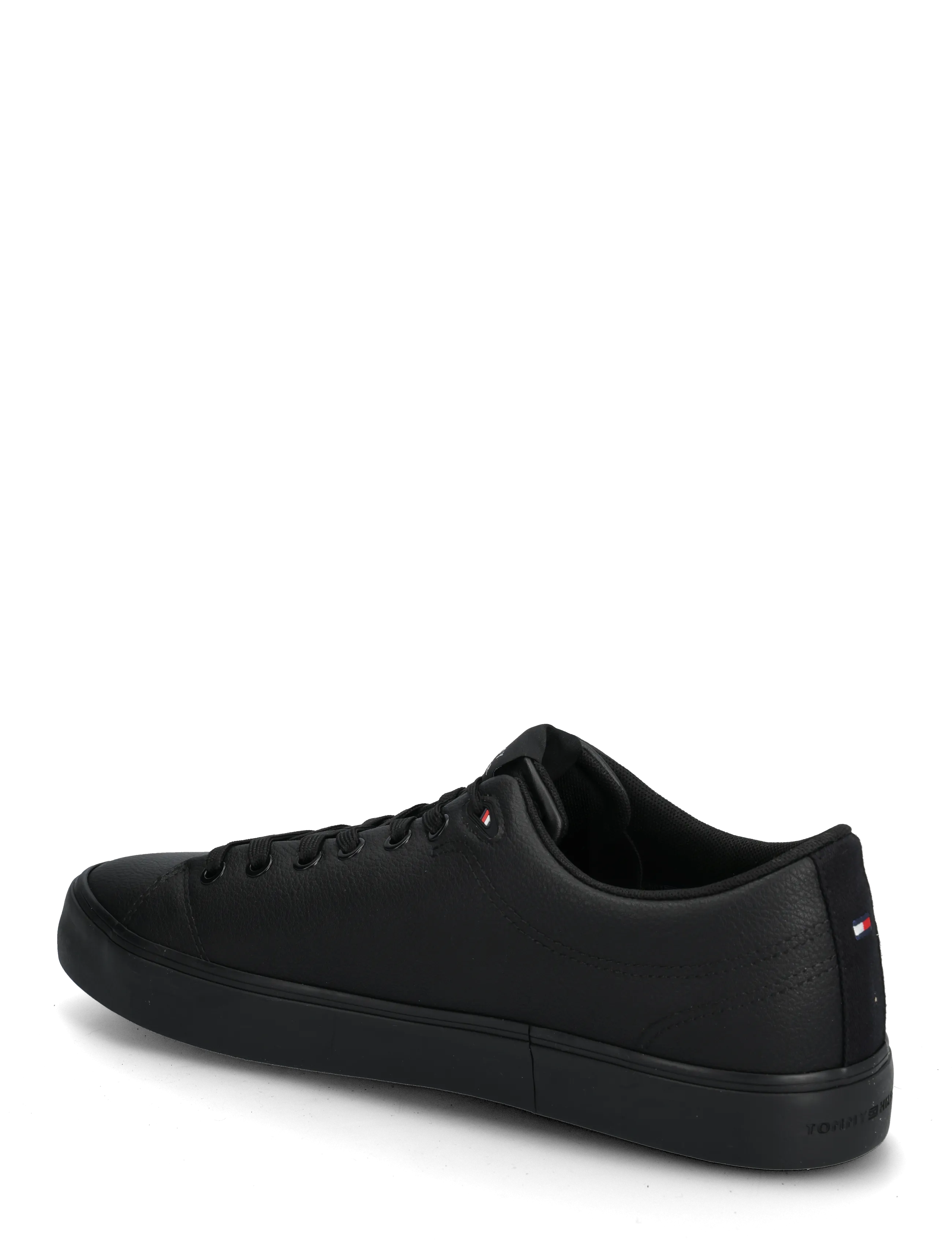 Tommy Hilfiger - TH HI VULC CORE LOW LTH II ESS - niedriger schnitt - triple black - 2