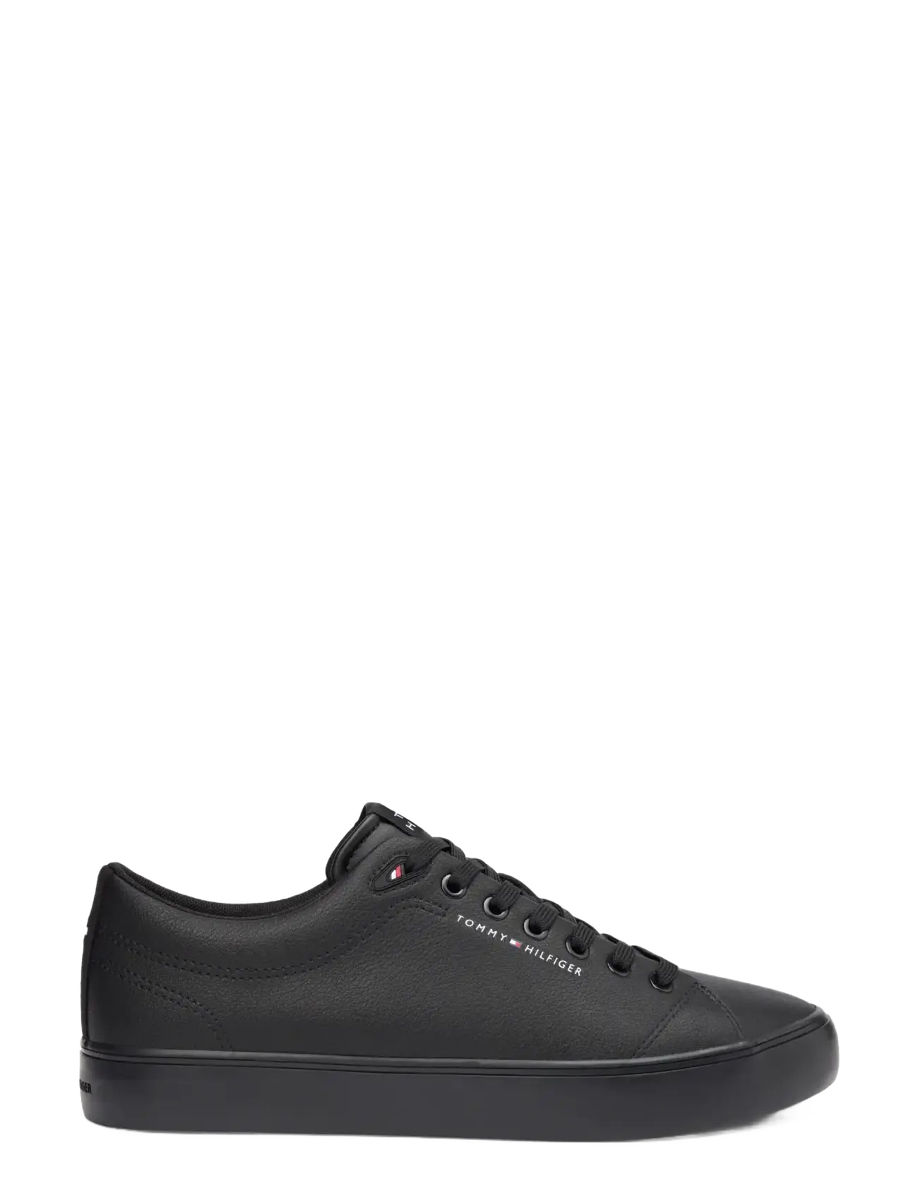 Tommy Hilfiger - TH HI VULC CORE LOW LTH II ESS - niedriger schnitt - triple black - 5