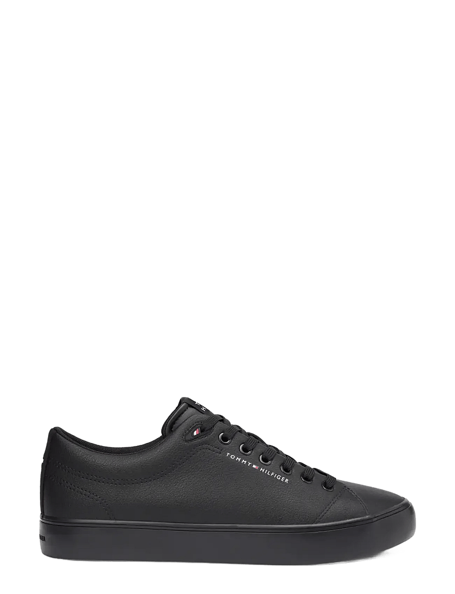 Tommy Hilfiger - TH HI VULC CORE LOW LTH II ESS - madala säärega - triple black - 5