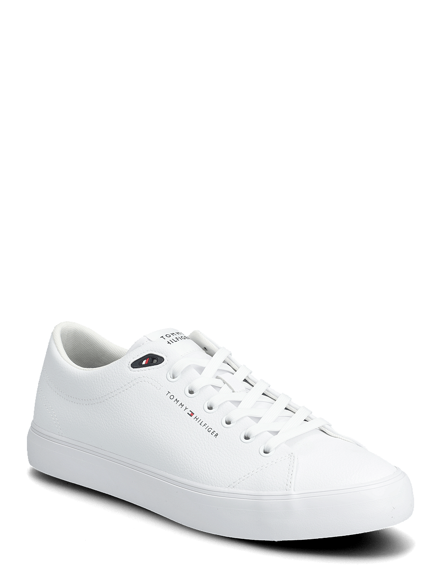 Tommy Hilfiger - TH HI VULC CORE LOW LTH II ESS - madala säärega - white - 0