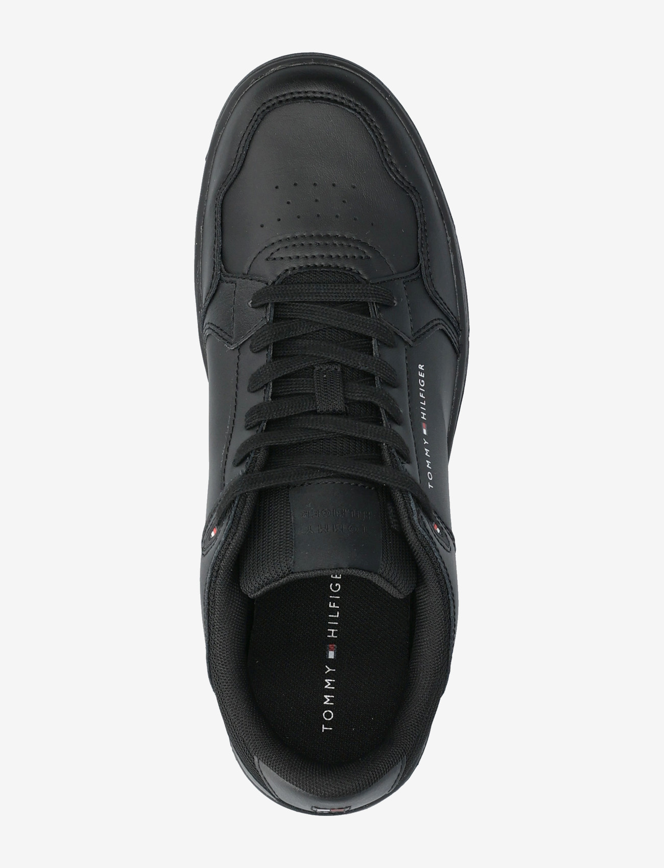 Tommy Hilfiger - TH BASKET CORE LITE LTH MIX - lave sneakers - black - 3