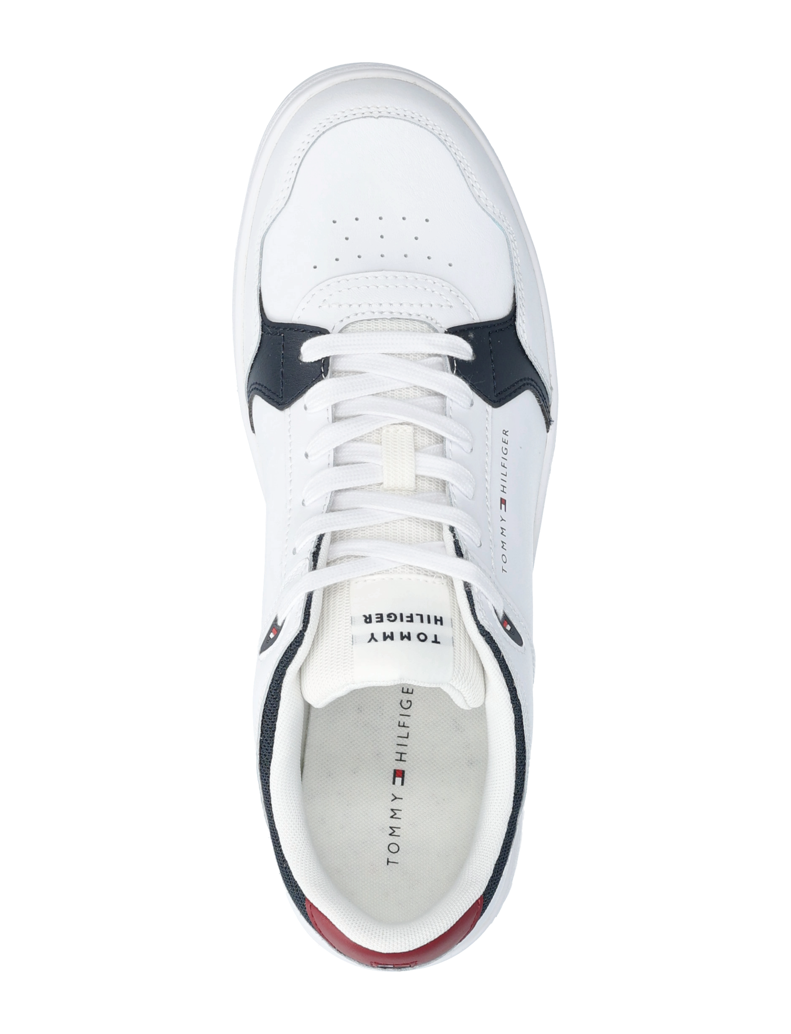 Tommy Hilfiger - TH BASKET CORE LITE LTH MIX - lave sneakers - white - 3