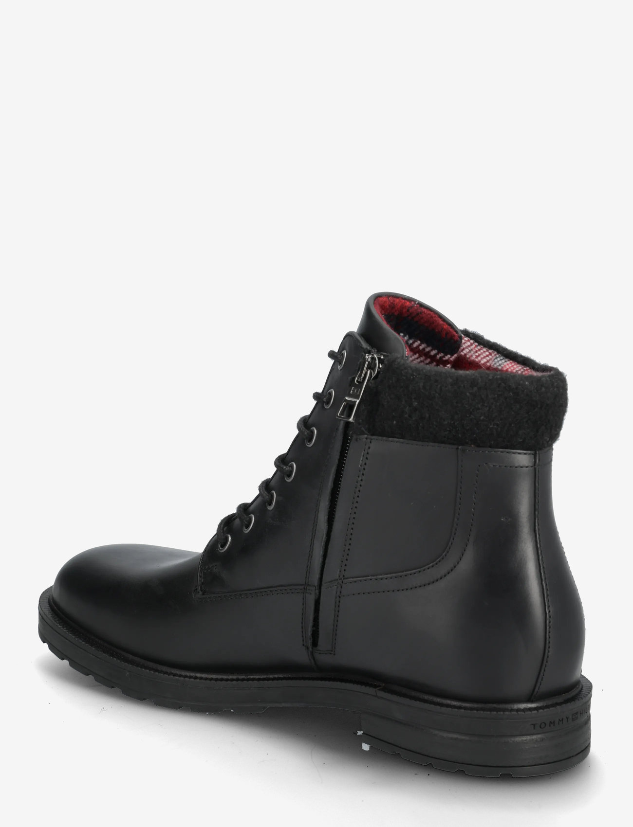 Tommy Hilfiger - CLEATED HILFIGER W LTH BOOT - buty zimowe - black - 2