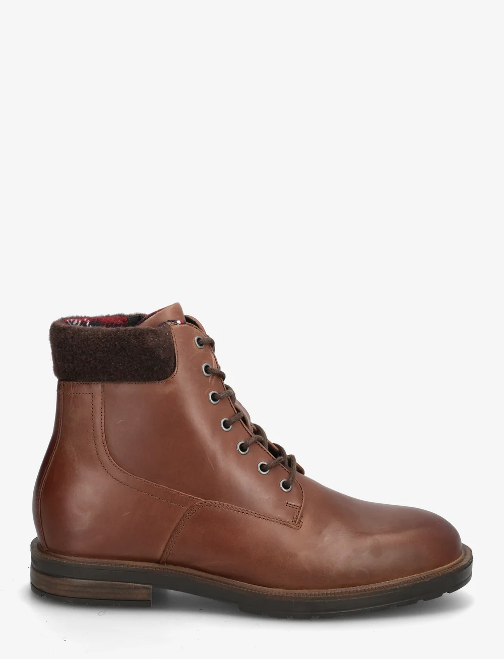 Tommy Hilfiger - CLEATED HILFIGER W LTH BOOT - vinterkängor - winter cognac - 1