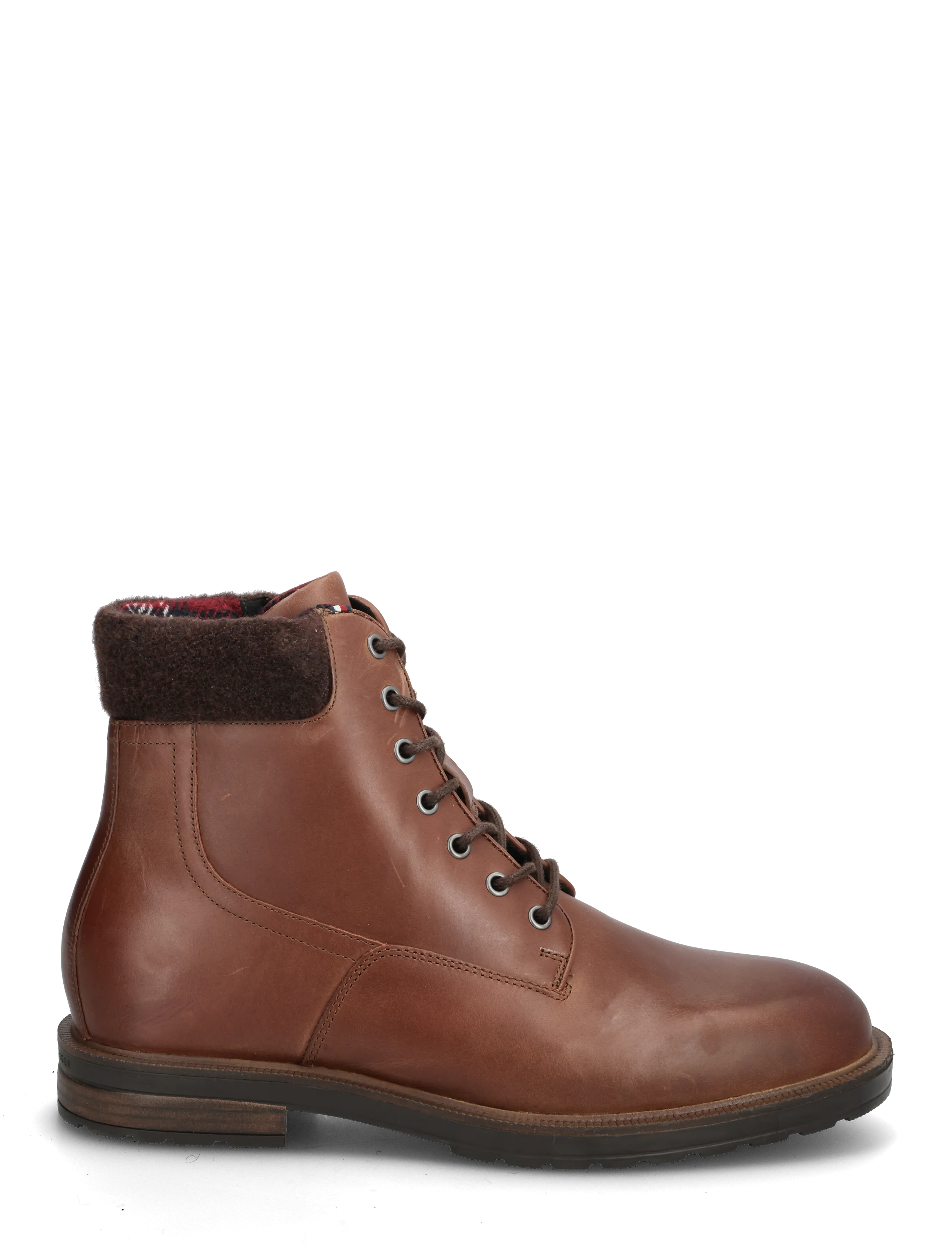 Tommy Hilfiger - CLEATED HILFIGER W LTH BOOT - vinterstøvler - winter cognac - 1