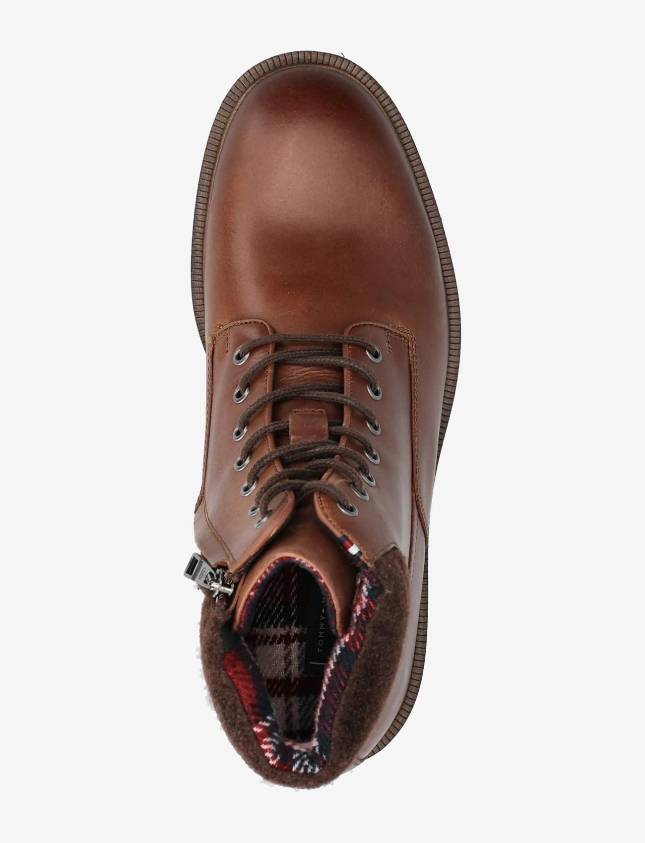 Tommy Hilfiger - CLEATED HILFIGER W LTH BOOT - winterstiefel - winter cognac - 3