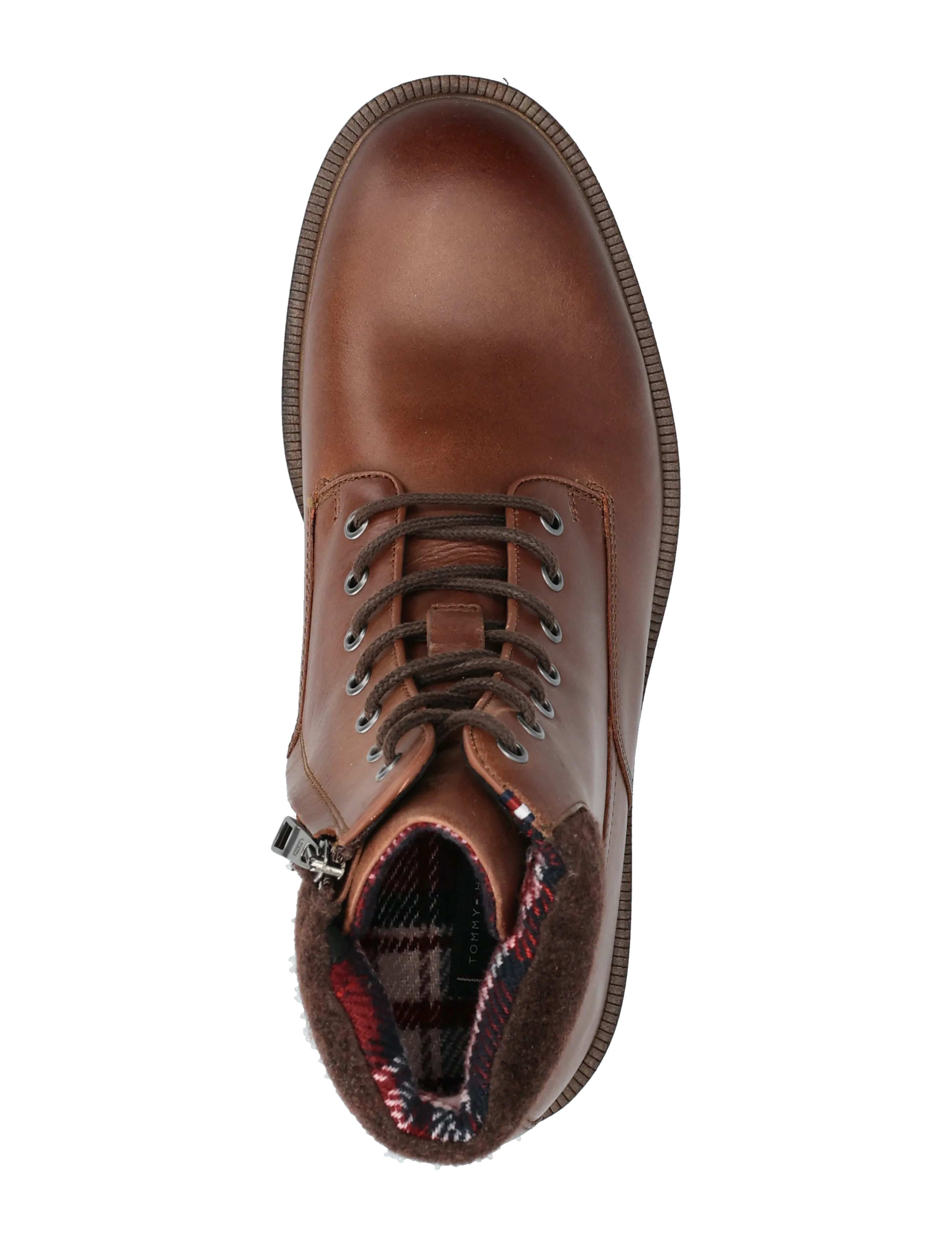 Tommy Hilfiger - CLEATED HILFIGER W LTH BOOT - vinterstøvler - winter cognac - 3