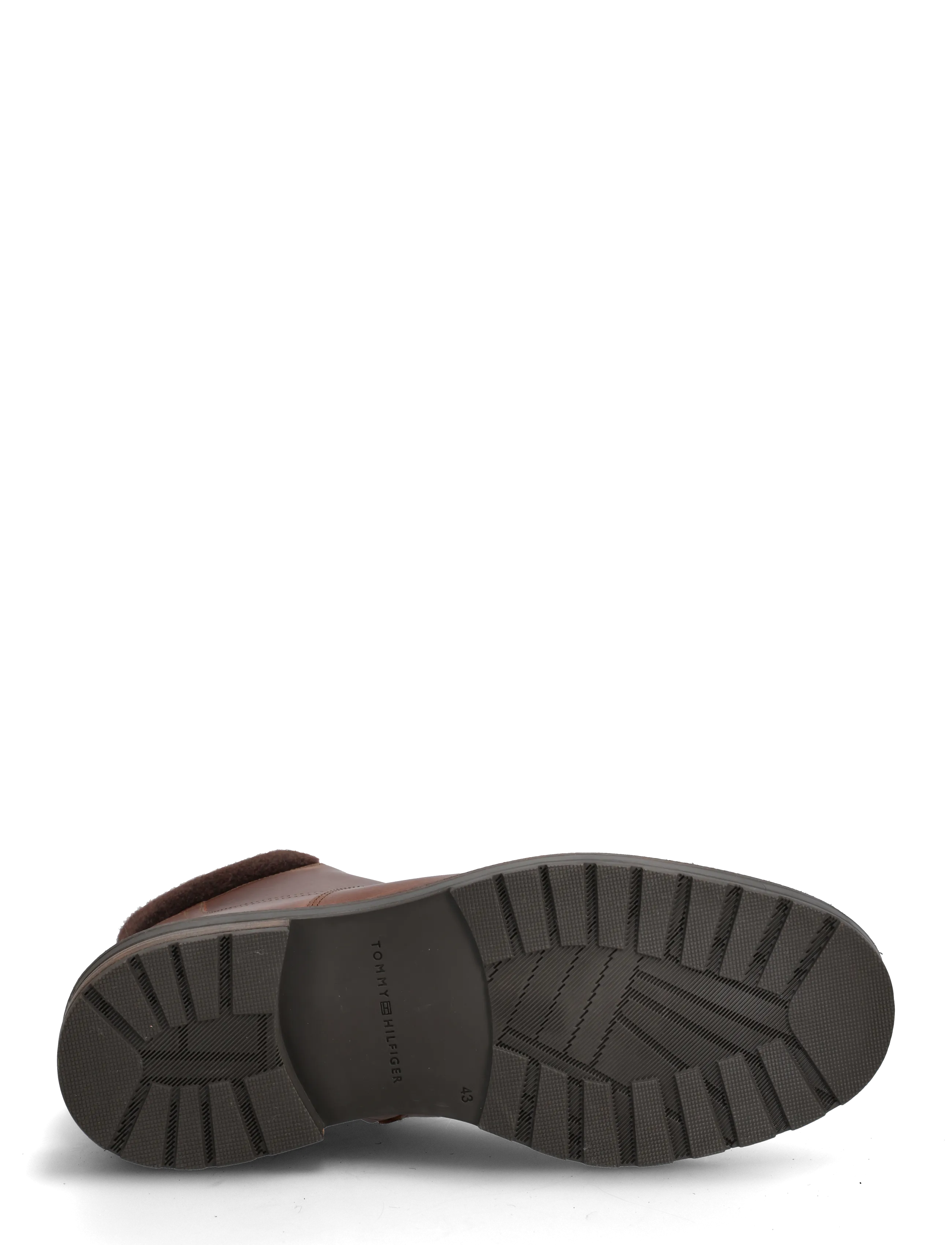 Tommy Hilfiger - CLEATED HILFIGER W LTH BOOT - vinterstøvler - winter cognac - 4