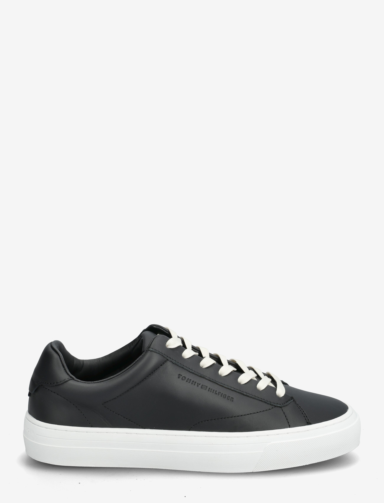 Tommy Hilfiger - PREMIUM DRESS CUPSOLE LTH - lave sneakers - black - 1
