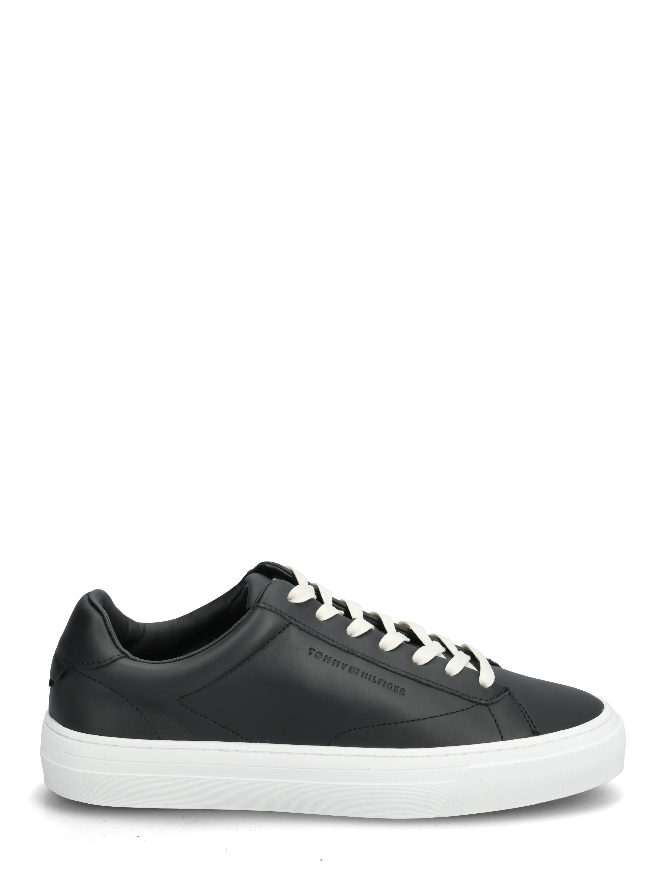 Tommy Hilfiger - PREMIUM DRESS CUPSOLE LTH - lave sneakers - black - 1