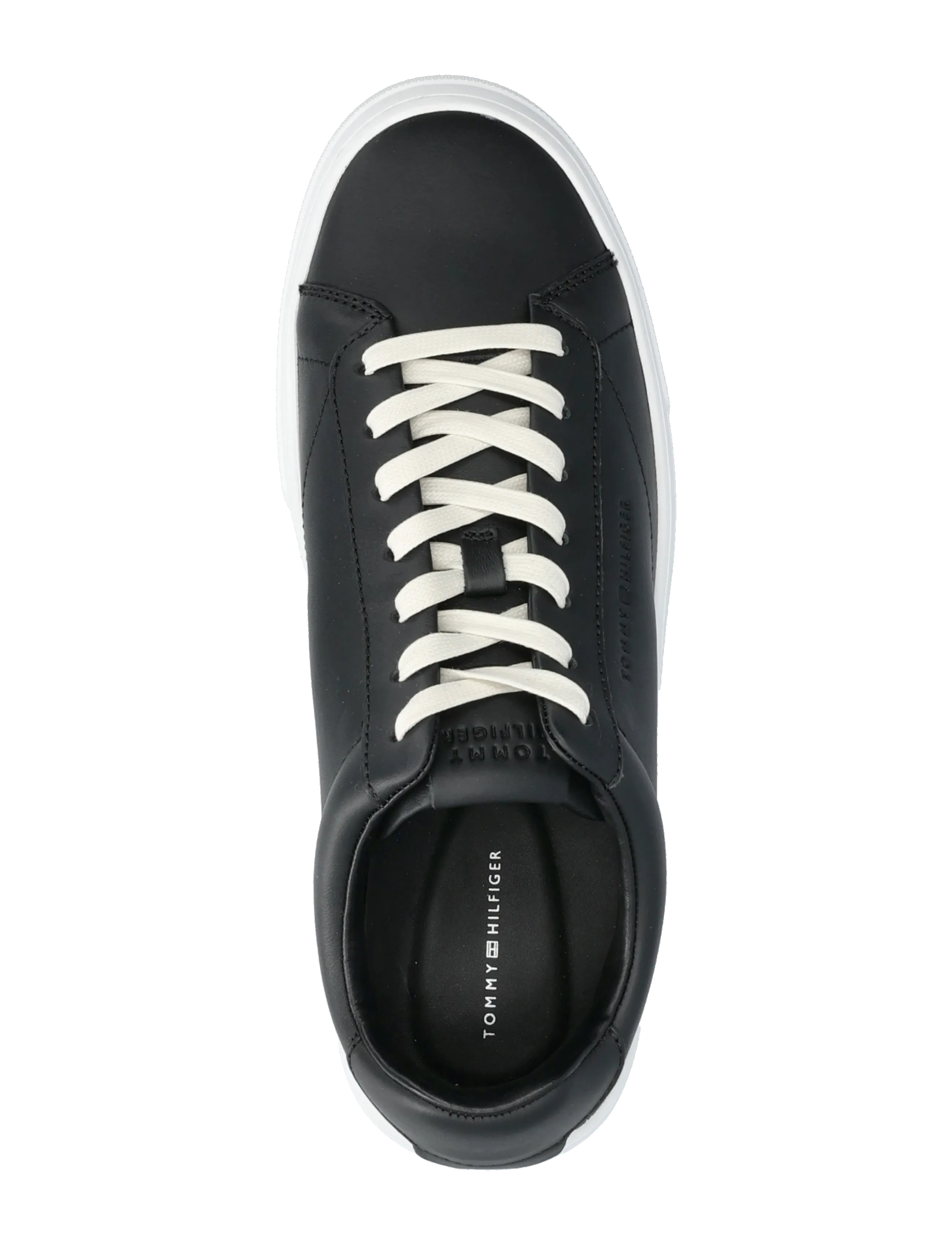 Tommy Hilfiger - PREMIUM DRESS CUPSOLE LTH - lave sneakers - black - 3