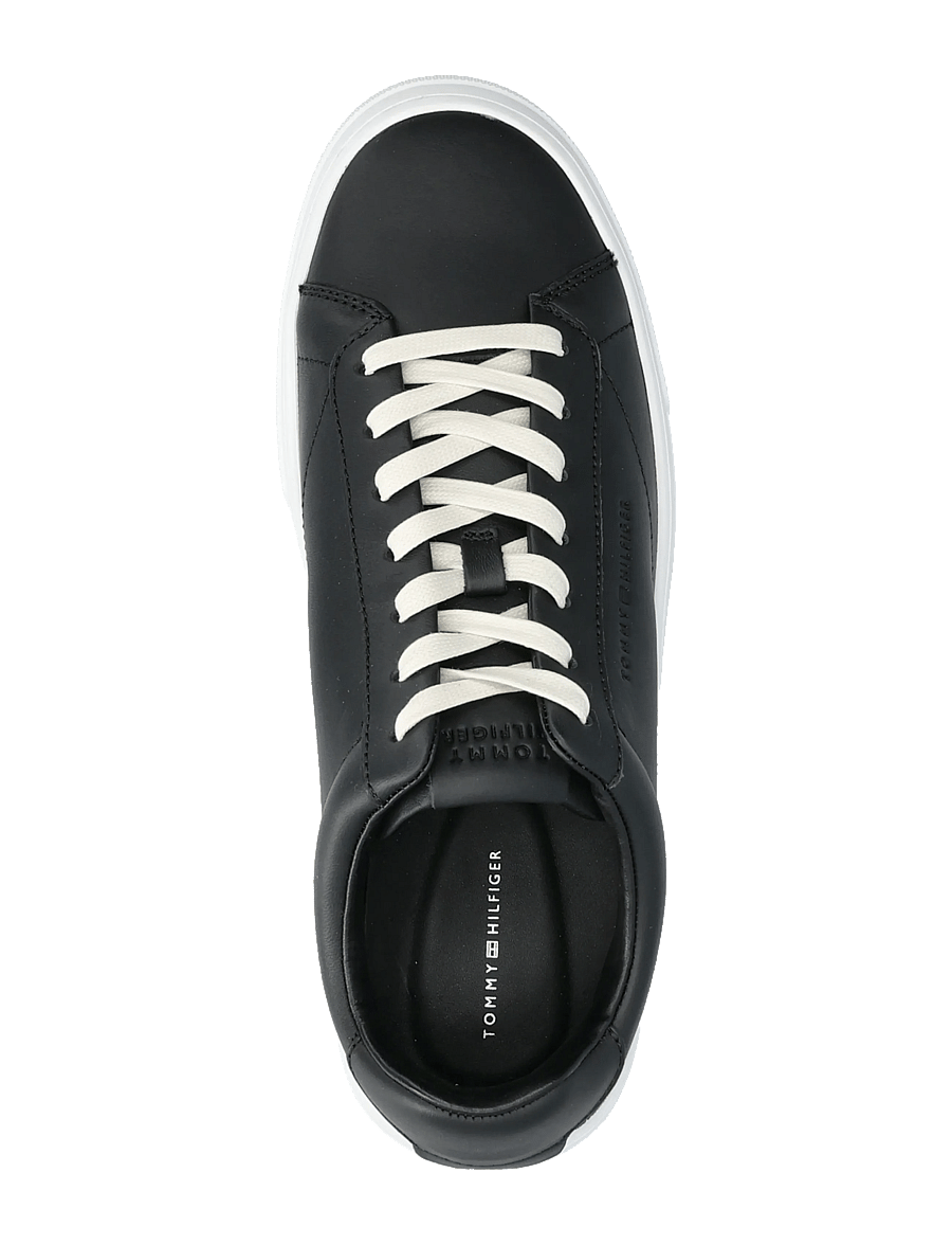 Tommy Hilfiger - PREMIUM DRESS CUPSOLE LTH - sneakersy niskie - black - 3