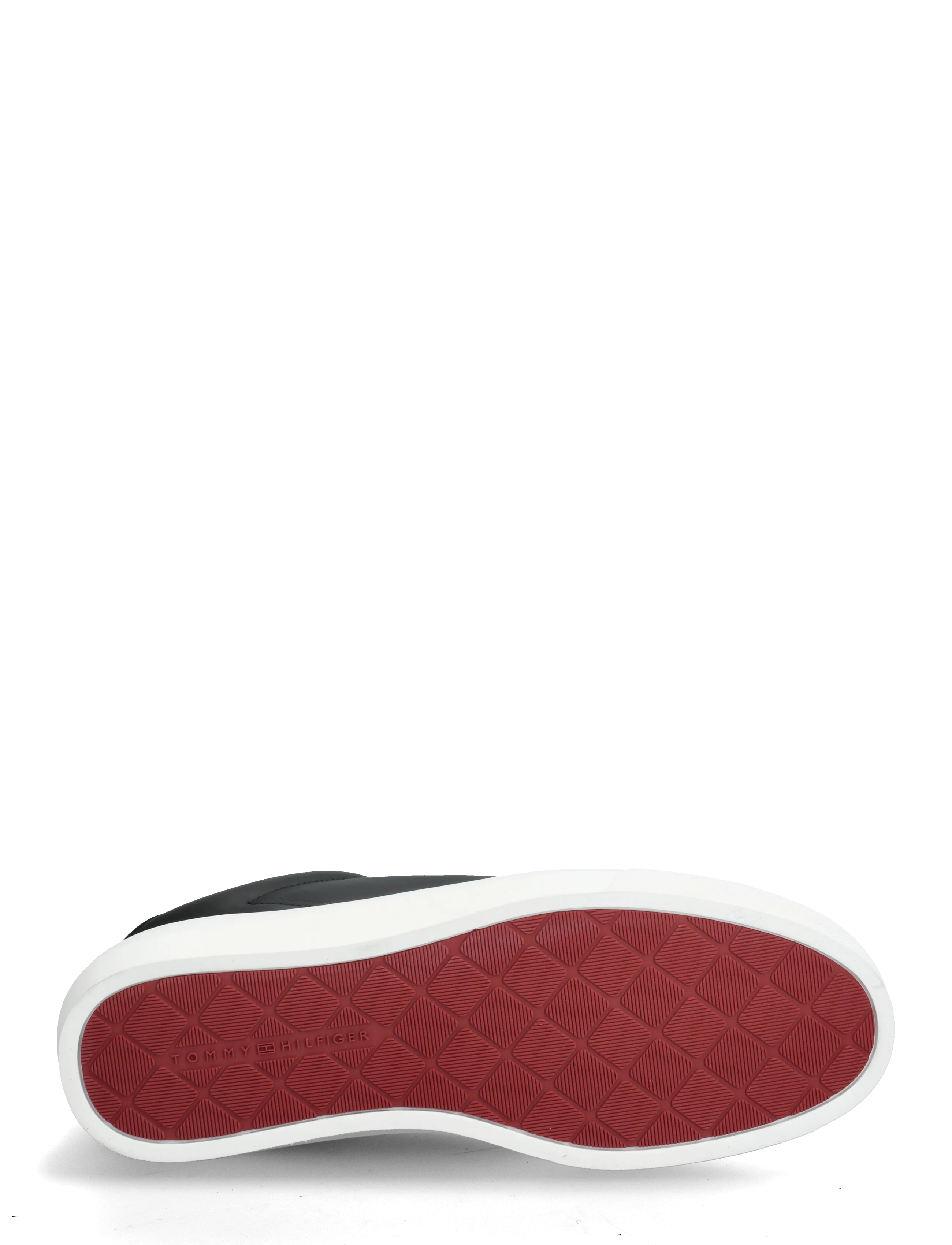 Tommy Hilfiger - PREMIUM DRESS CUPSOLE LTH - lave sneakers - black - 4